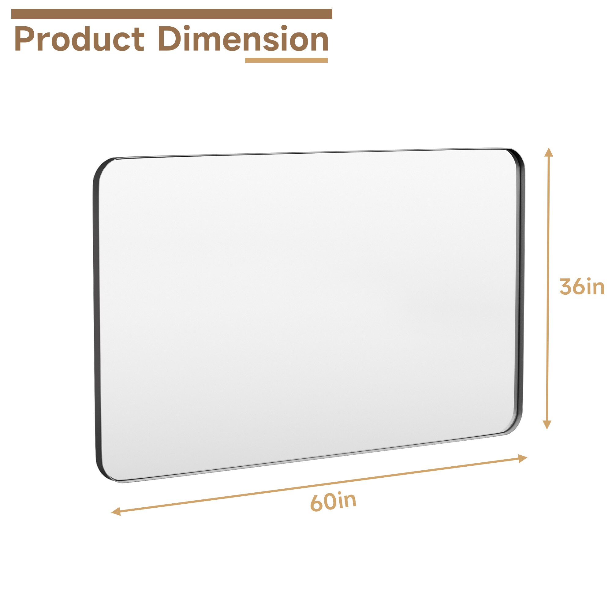 LOVMOR M-B-6036-LSQ Decor-Mirrors - View #2