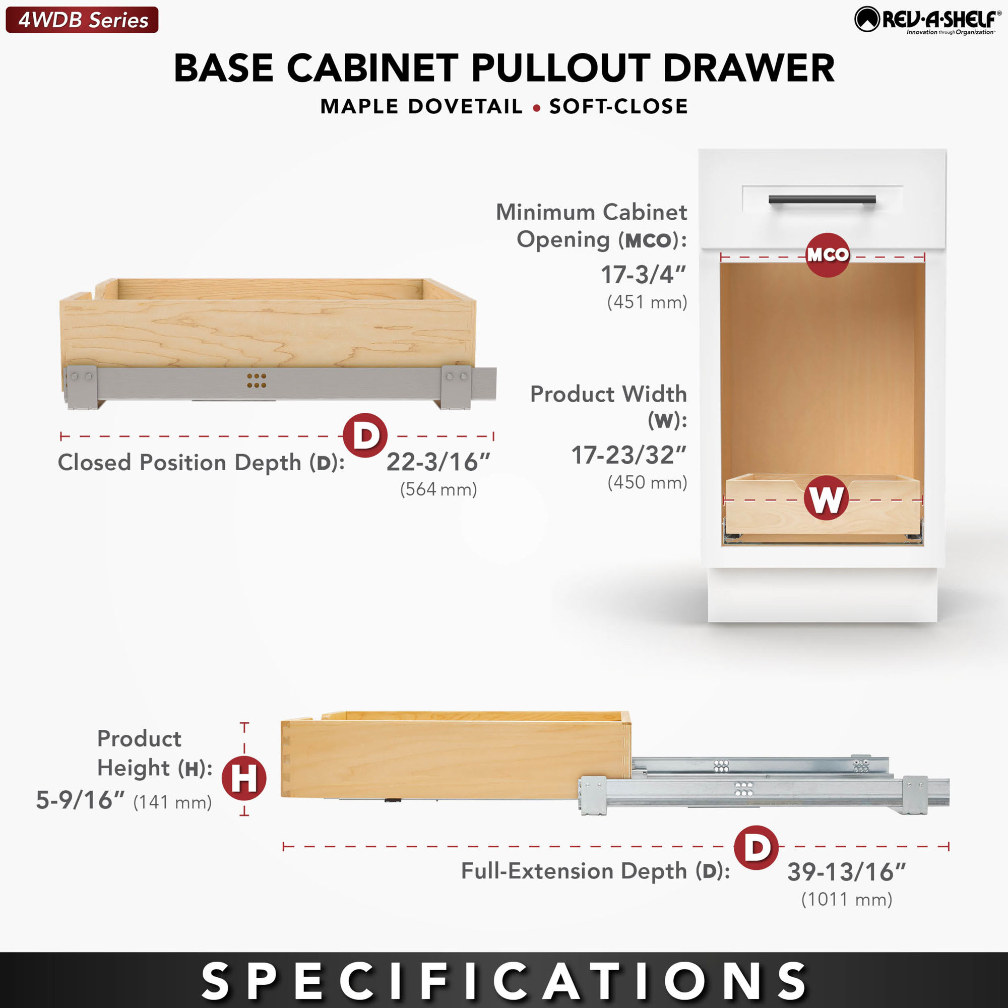 Rev-A-Shelf 410631 Pull-Out-Cabinet-Baskets - View #3
