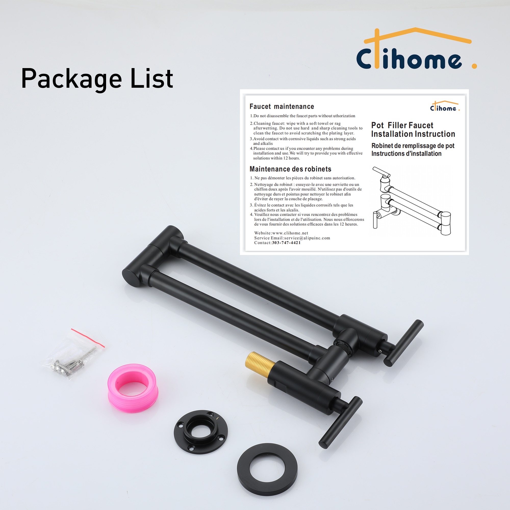 Clihome DG-KF46MB Kitchen-Faucets - View #10