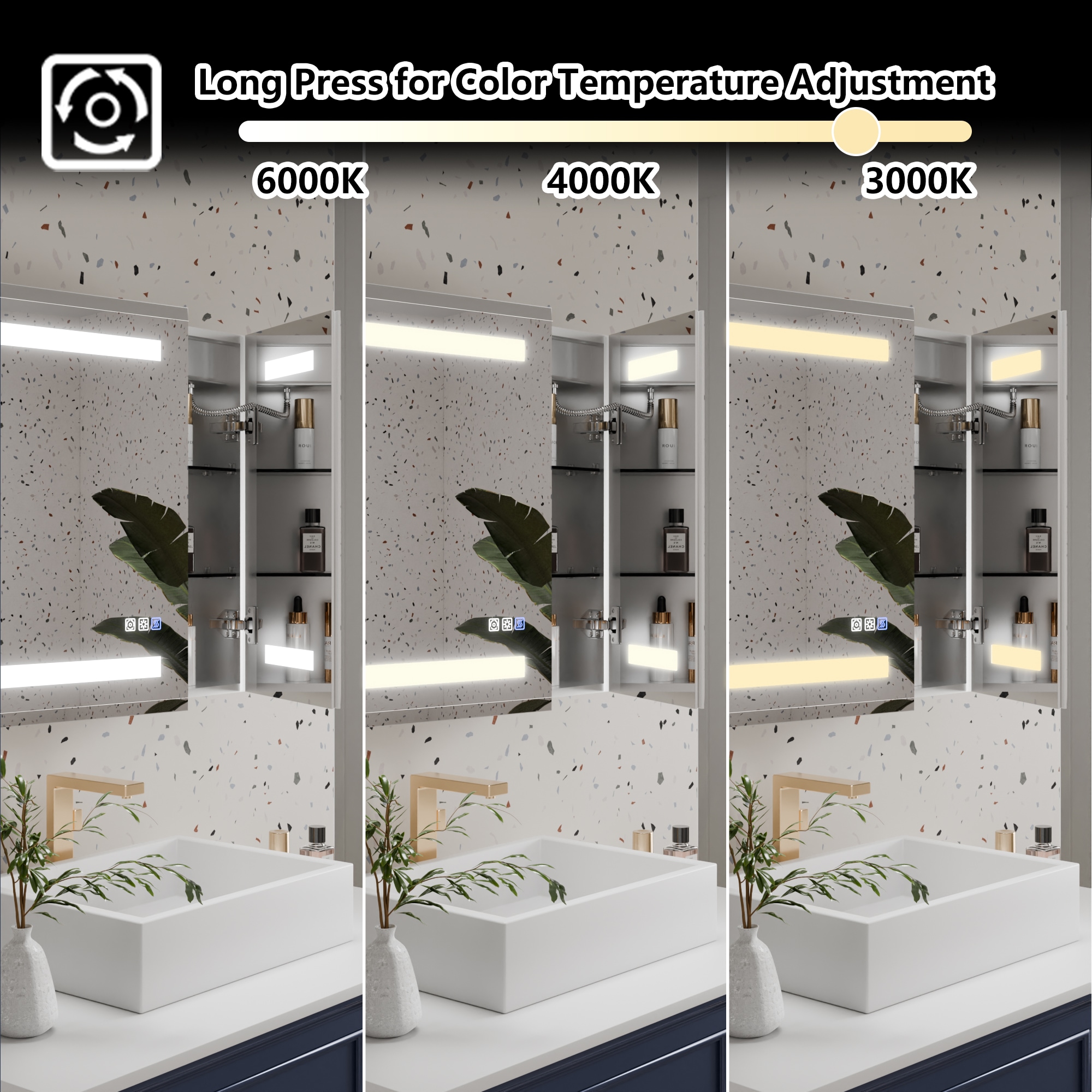 AAZJ JDEX-V16MED3624 Bathroom-Medicine-Cabinets - View #5