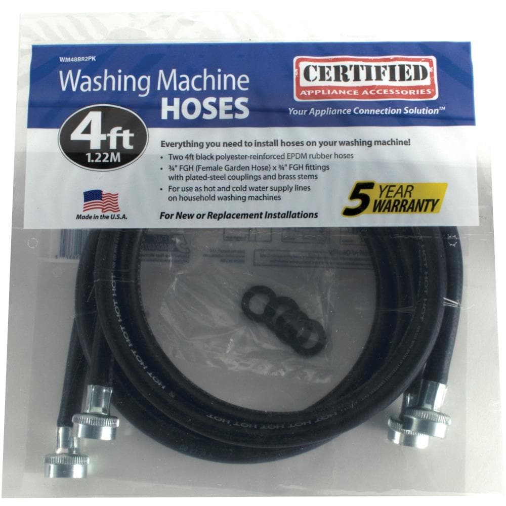 Certified Appliance Accessories WM48BR2PK Appliance-Supply-Line-Drain-Hose - View #6