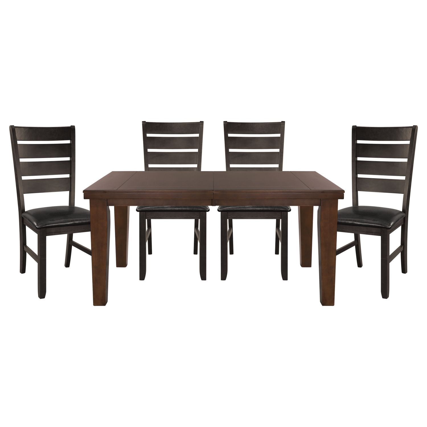 JASMODER B011S00171 Brown Mix Contemporary/Modern Dining Room Set with Rectangular Table ( Seats 4 )