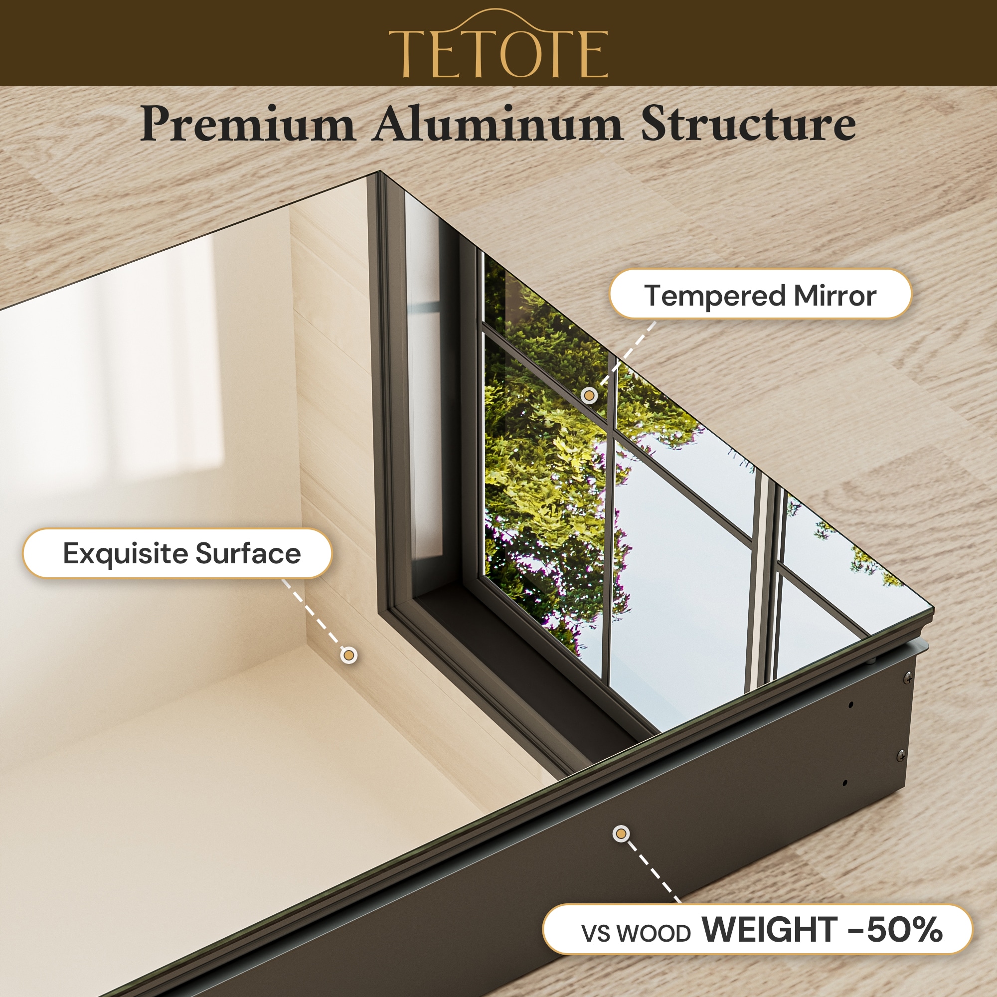 TETOTE LSC-TE-4832BK-M11 Bathroom-Medicine-Cabinets - Thumbnail View #4