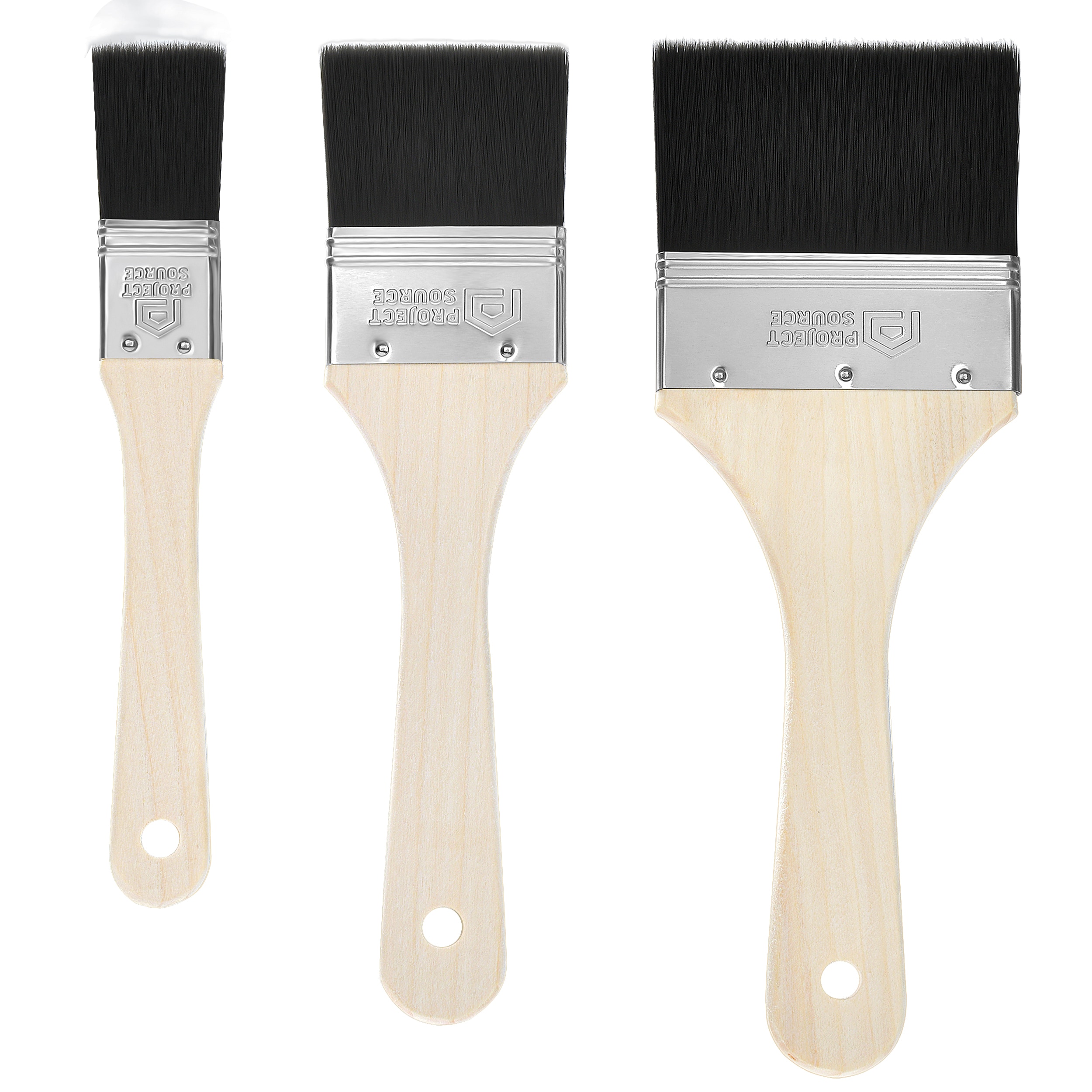 1 in Polyester Flat Paint Brush