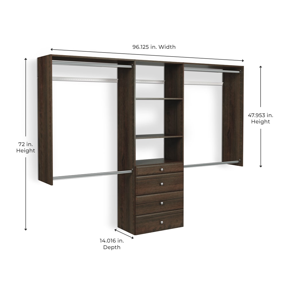Easy Track OK7272-T Wood-Closet-Kits - View #5