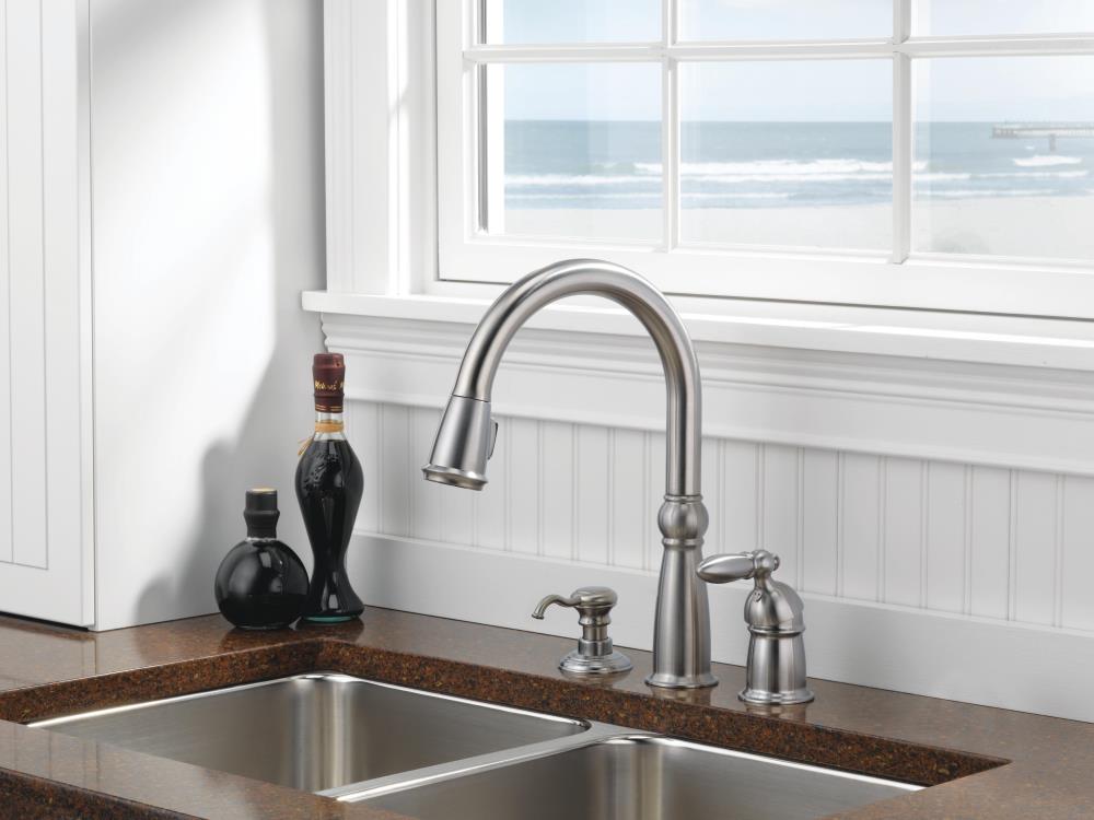 Delta Victorian Single Handle Kitchen Faucet Things In The Kitchen   08808727 