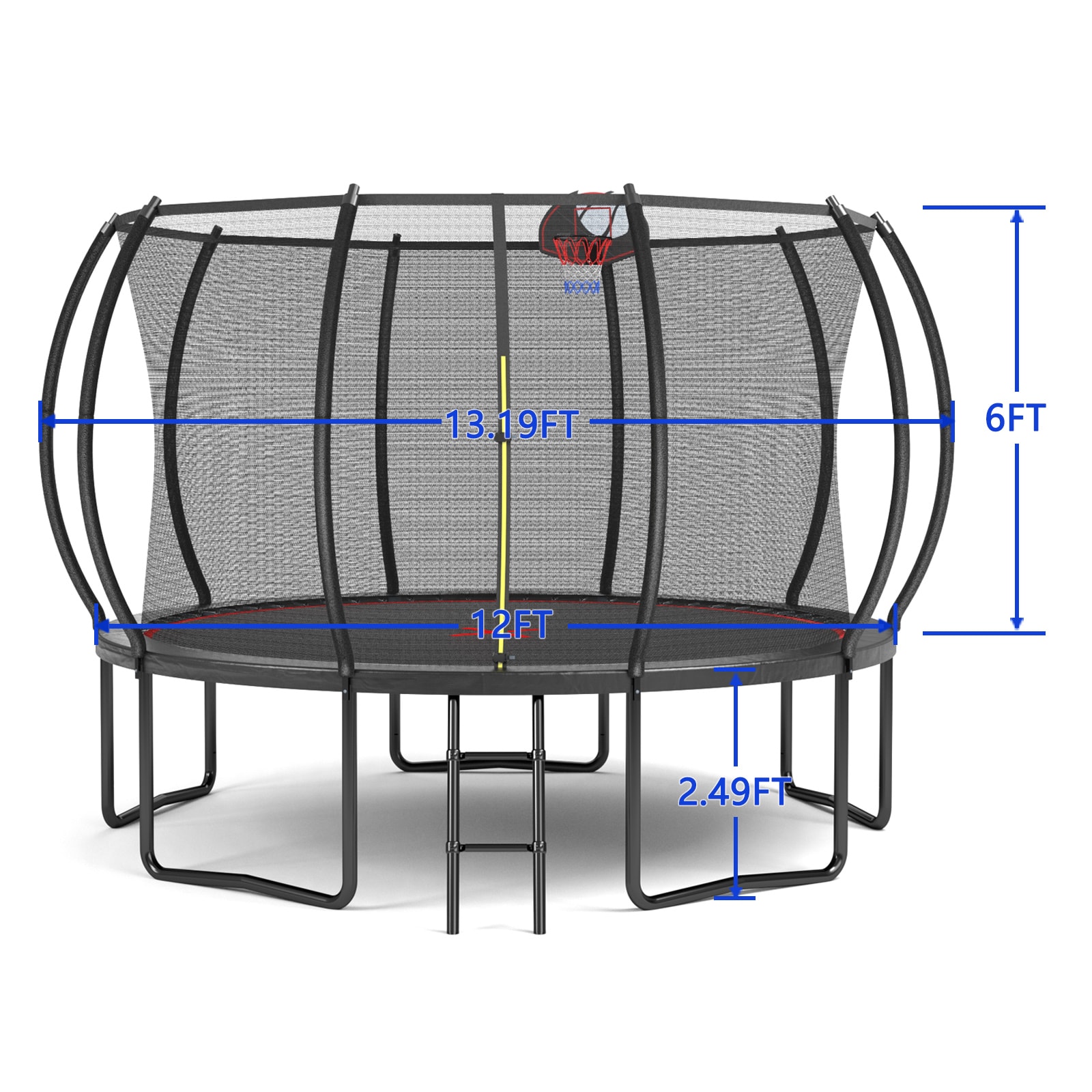 Maocao Hoom - 12-ft Round Backyard in Black