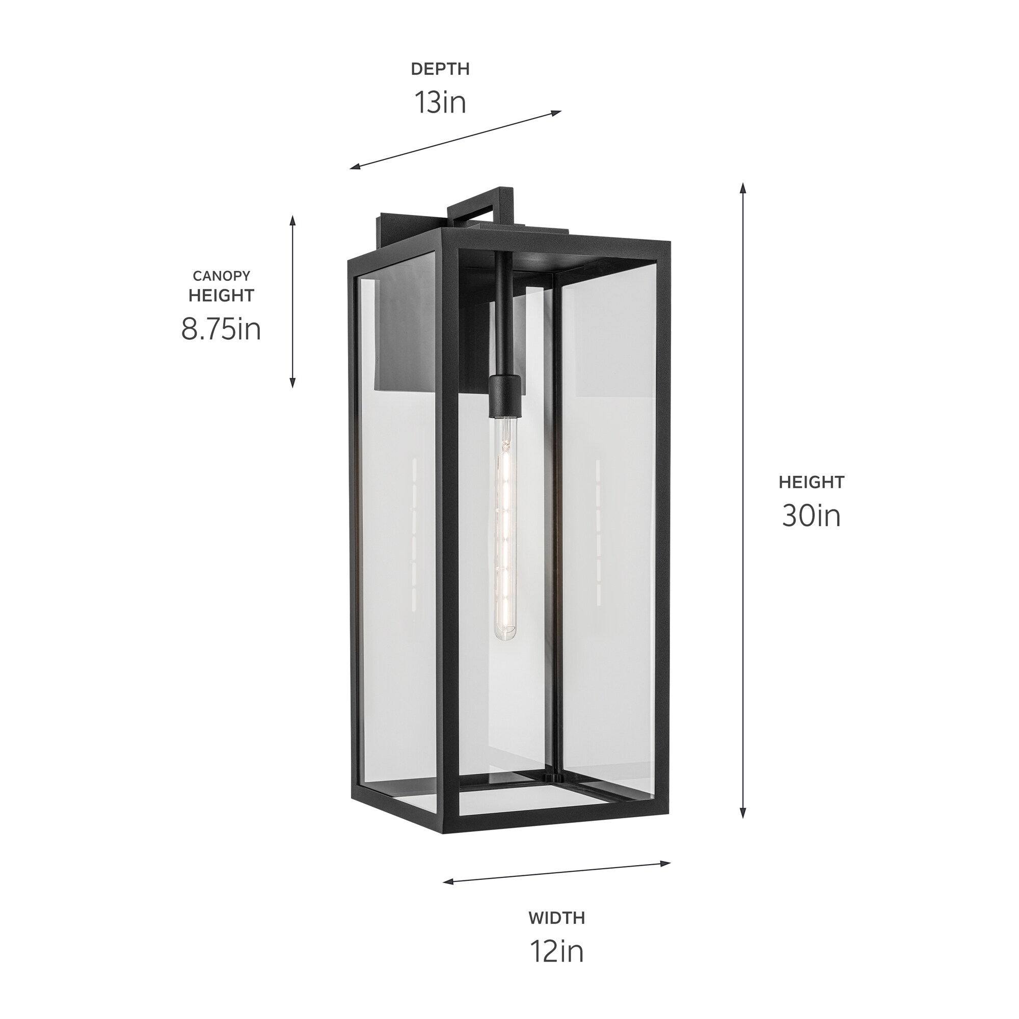 Kichler 59114BKT Outdoor-Wall-Lighting - View #2
