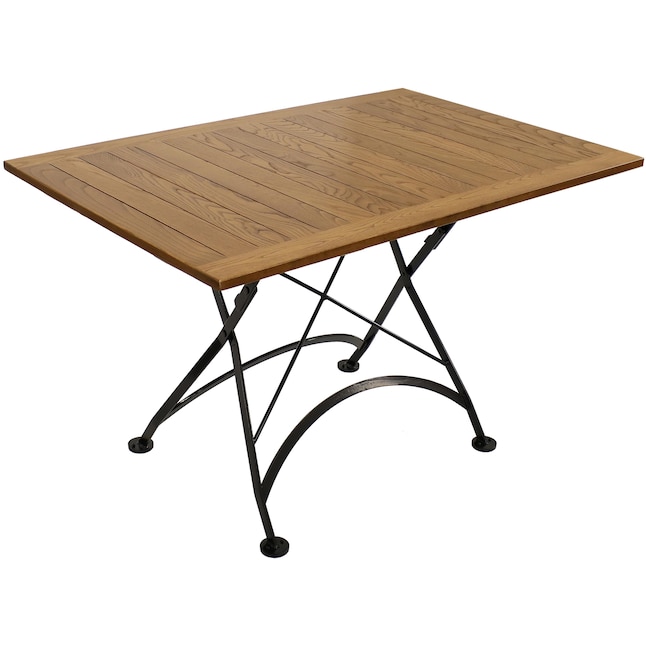 a creditor Sleet Dalset Sunnydaze Decor 4-ft x 2.6-ft Indoor or Outdoor Rectangle Wood Brown Folding  Card Table (6-Person) in the Folding Tables department at Lowes.com