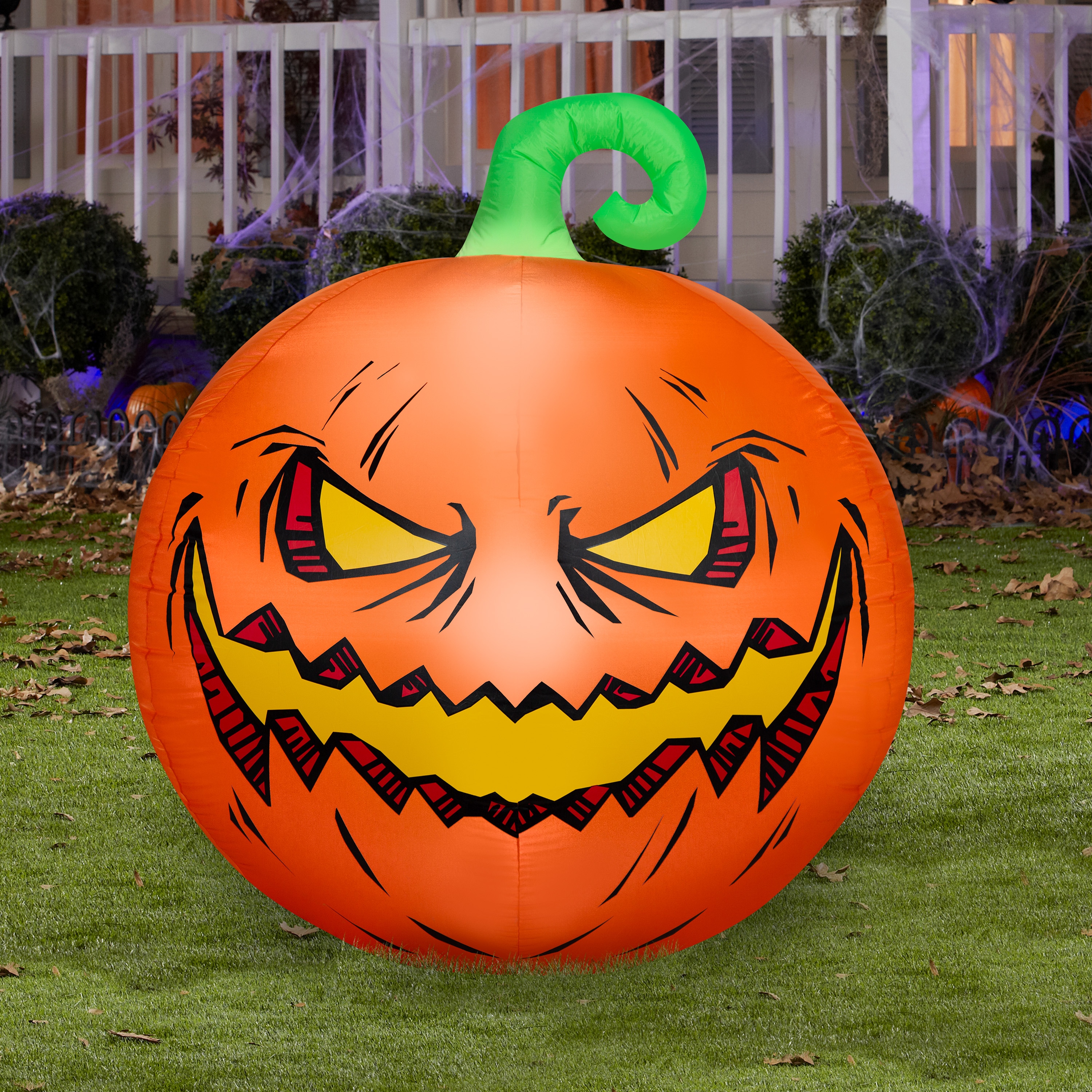 NEW hotsell Gemmy Airblown Inflatable halloween Tree Jack O'Lanterns ghost 5.5'