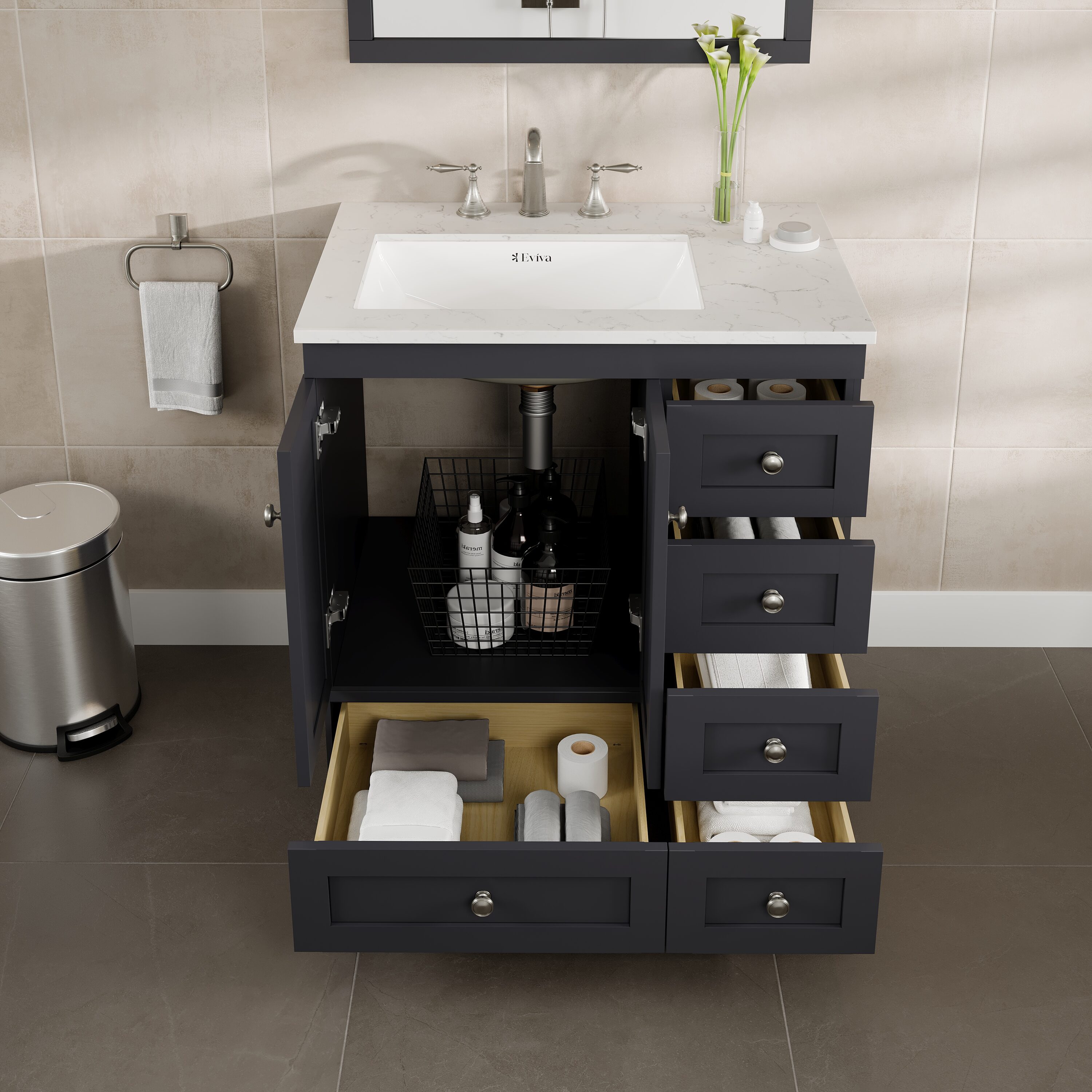 Eviva EVVN69-30DG Bath-Vanity-Combo - View #4