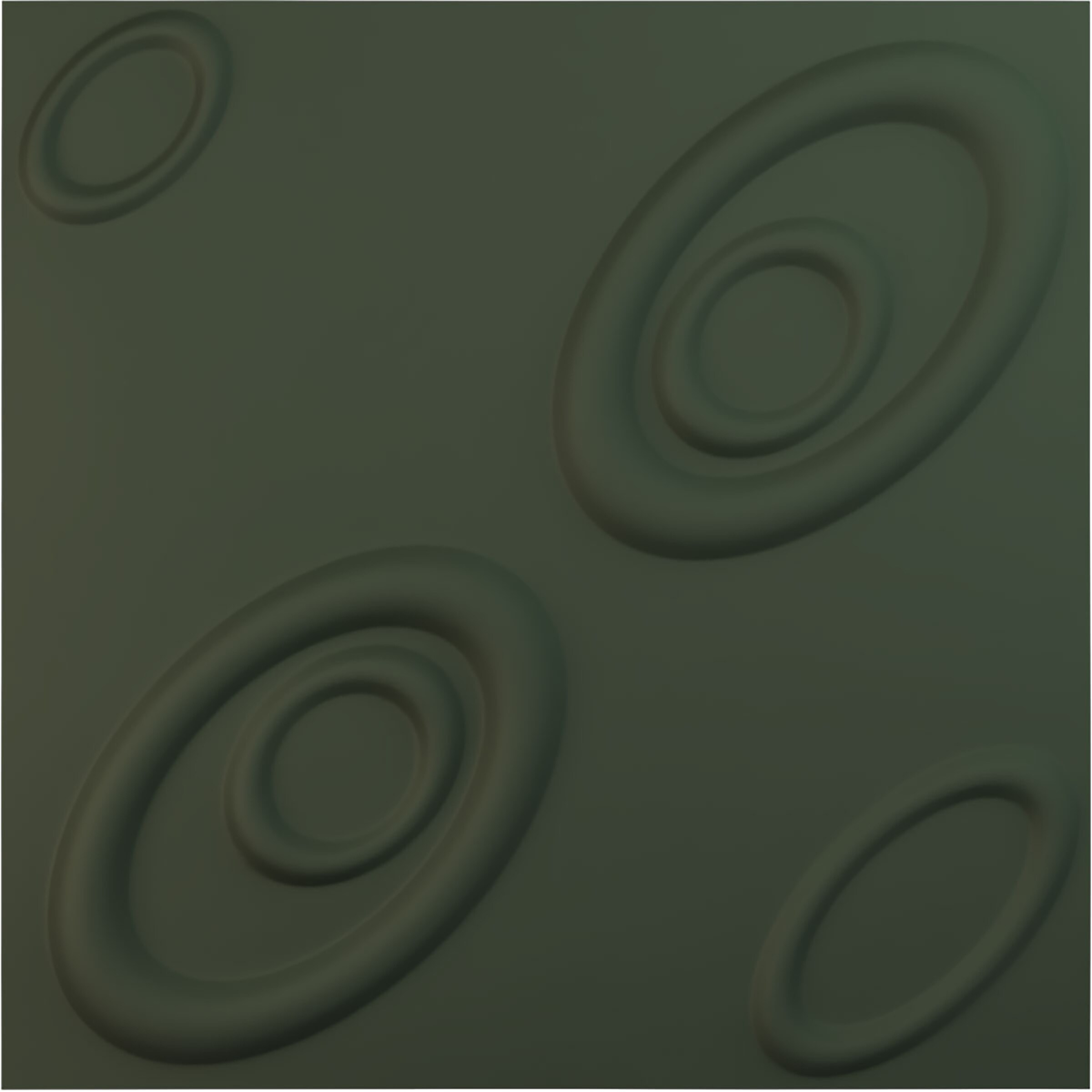 Ekena Millwork WP20X20MAGHC 19-5/8-in x 19-5/8-in Embossed UltraCover Satin Hunt Club Green PVC Wall Panel Abstract