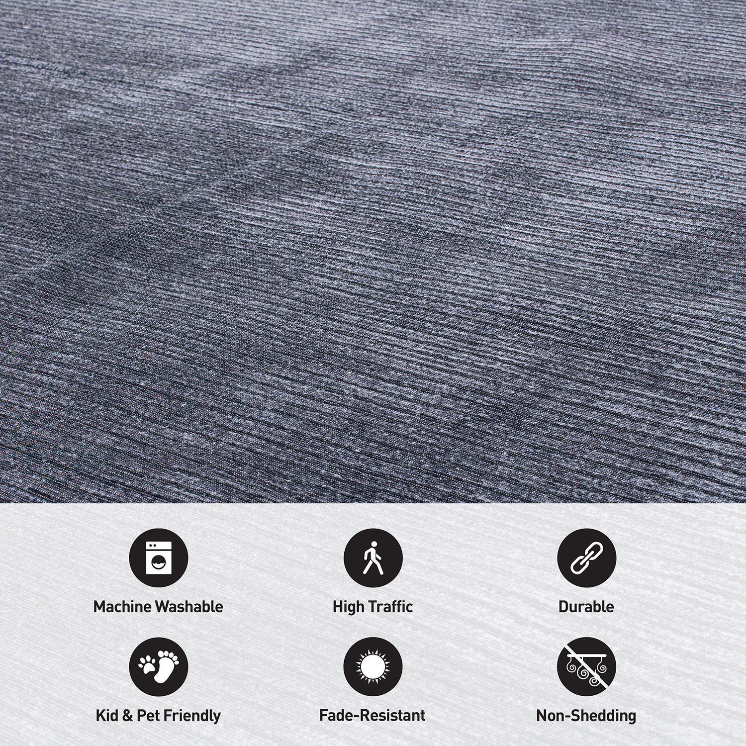 World Rug Gallery 5079DARKGRAY9X12 rugs - View #7