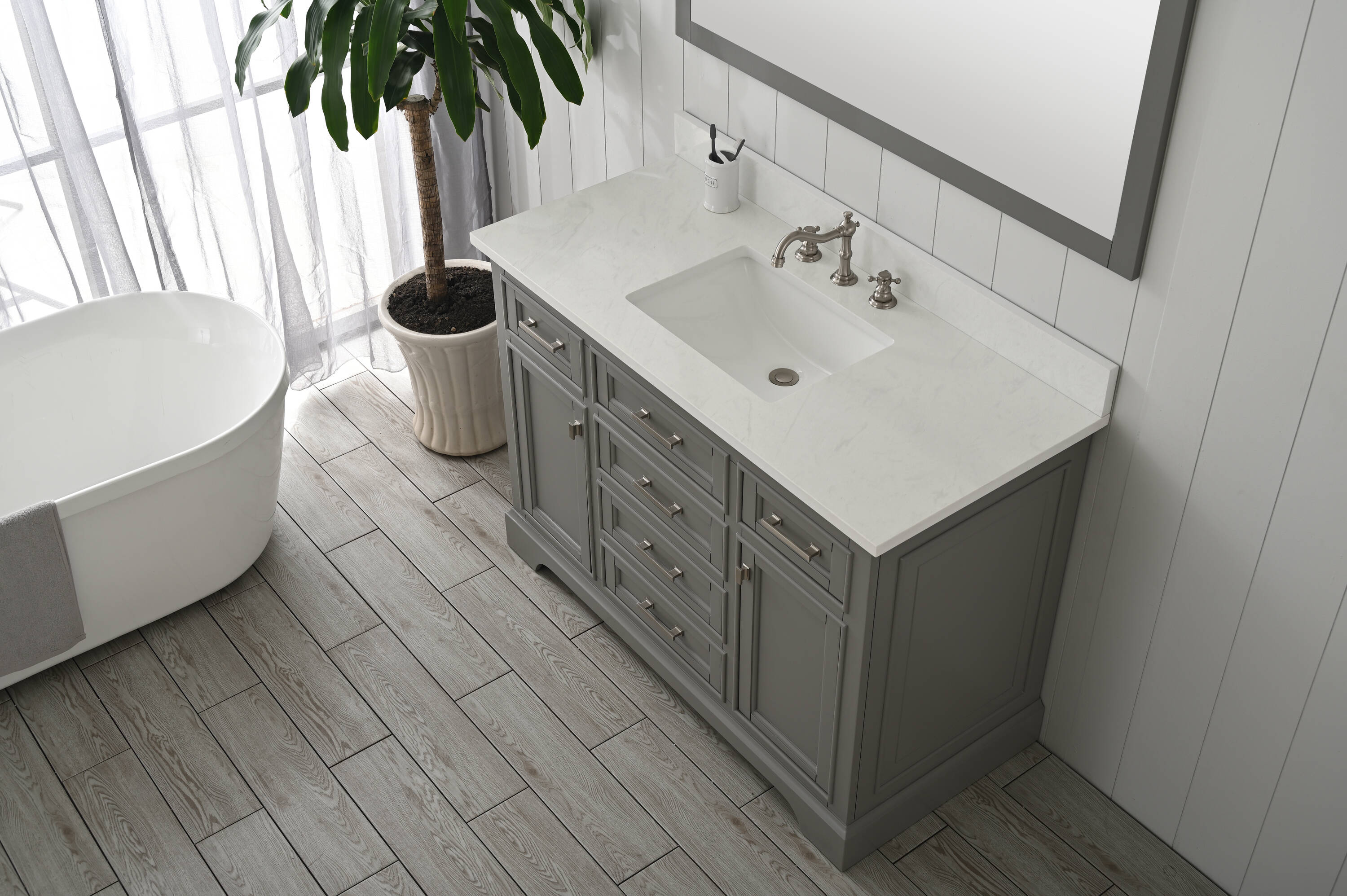 Design Element ML-48-GY Bath-Vanity-Combo - View #5