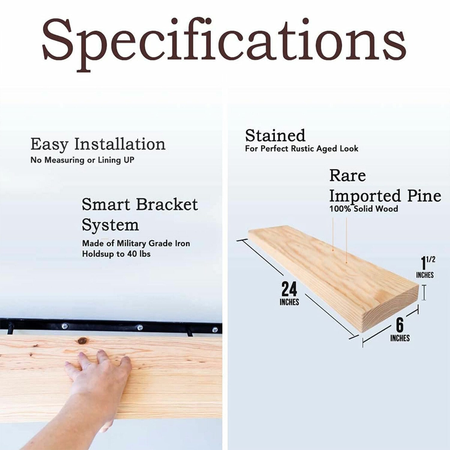 Willow & Grace 254529 Wall-Mounted-Shelving - View #3