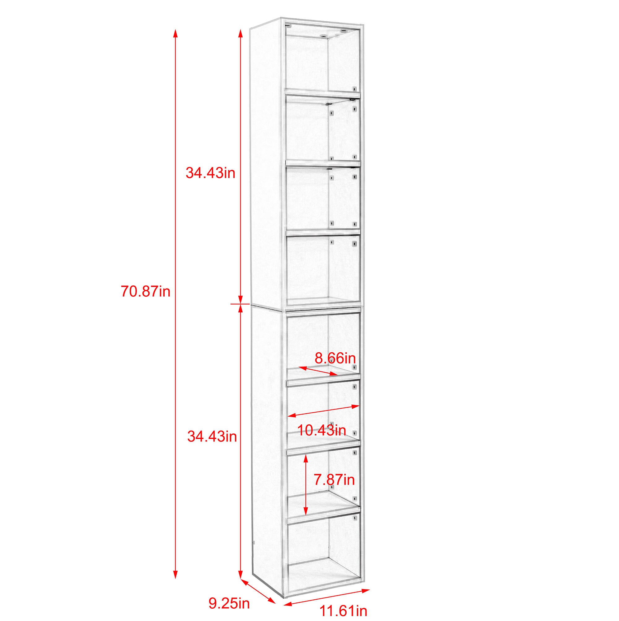 SINOFURN SYD260003GY bookcases - View #9