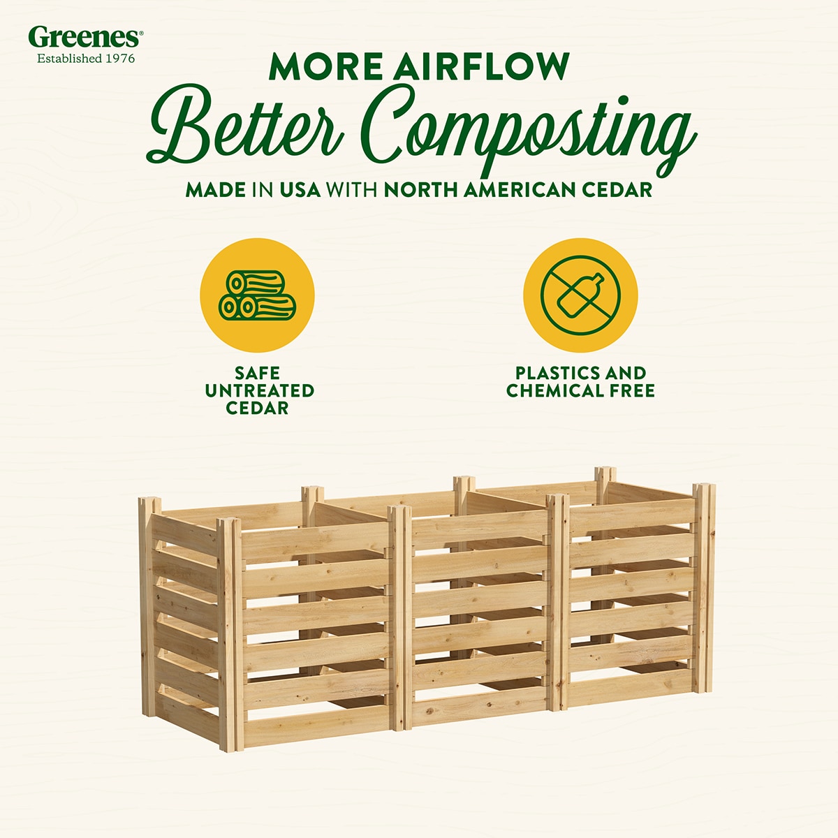 Greenes Fence RCCOMP26 composters - View #2
