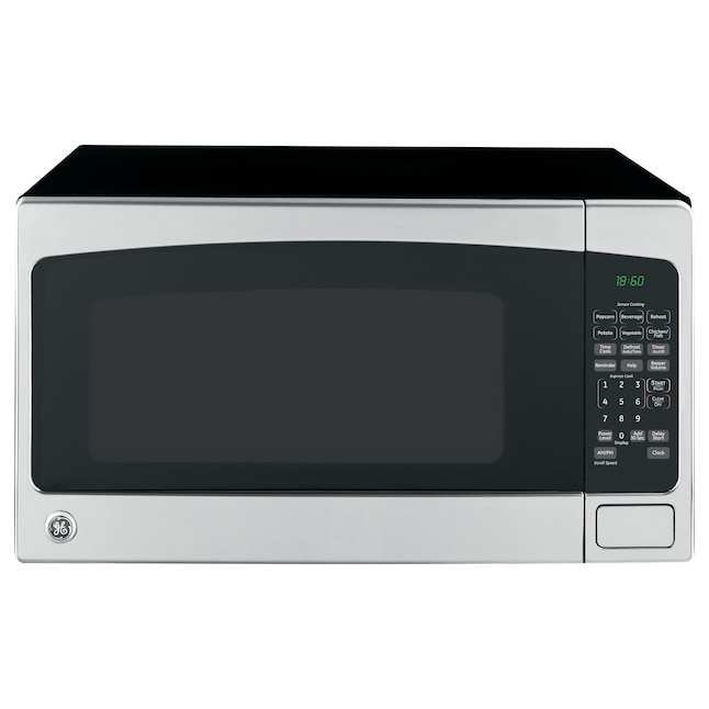 GE 2-cu ft 1200-Watt Sensor Cooking Controls Countertop Microwave (Stainless  Steel) in the Countertop Microwaves department at