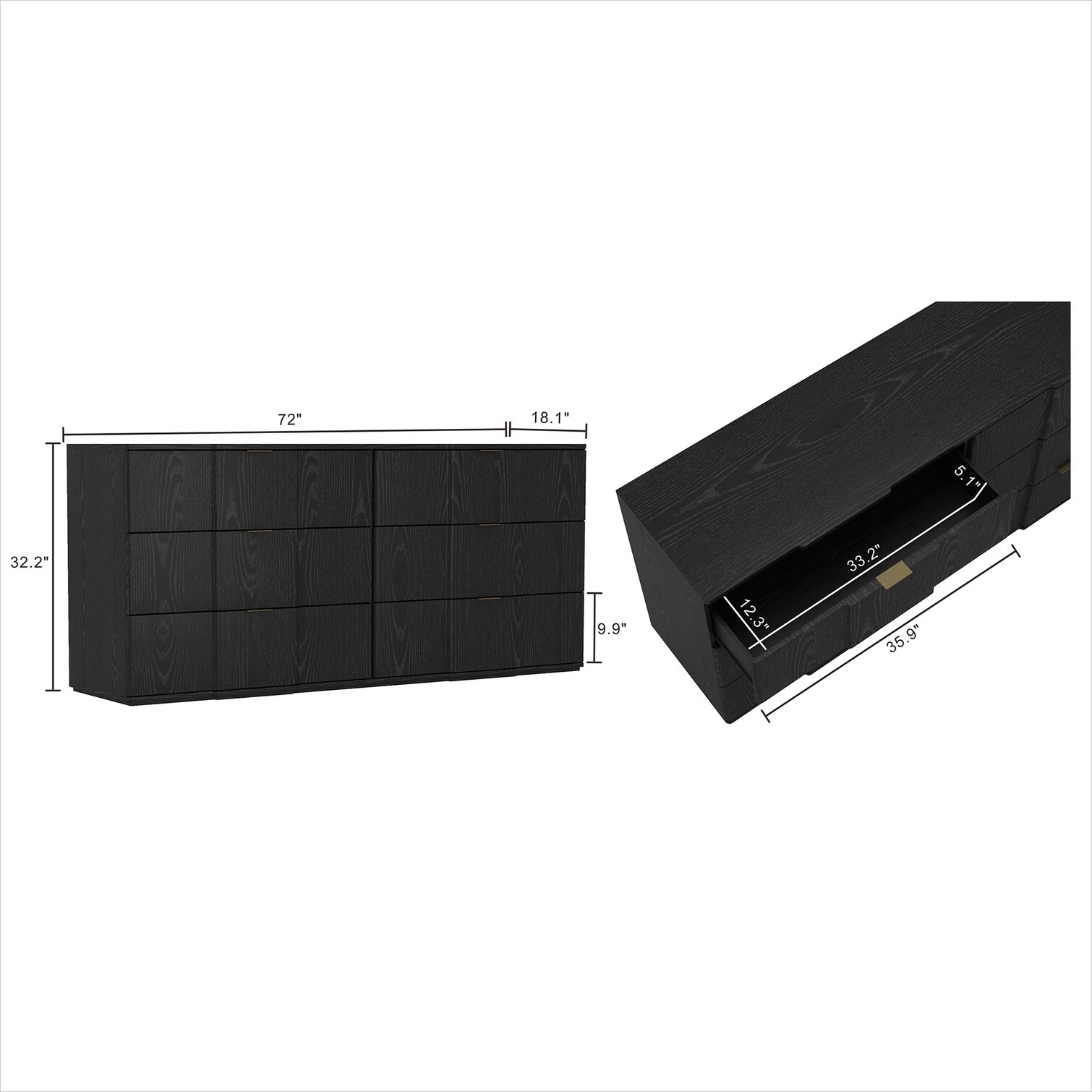 SunJet 0DN5BG6RNOMK dressers - View #3