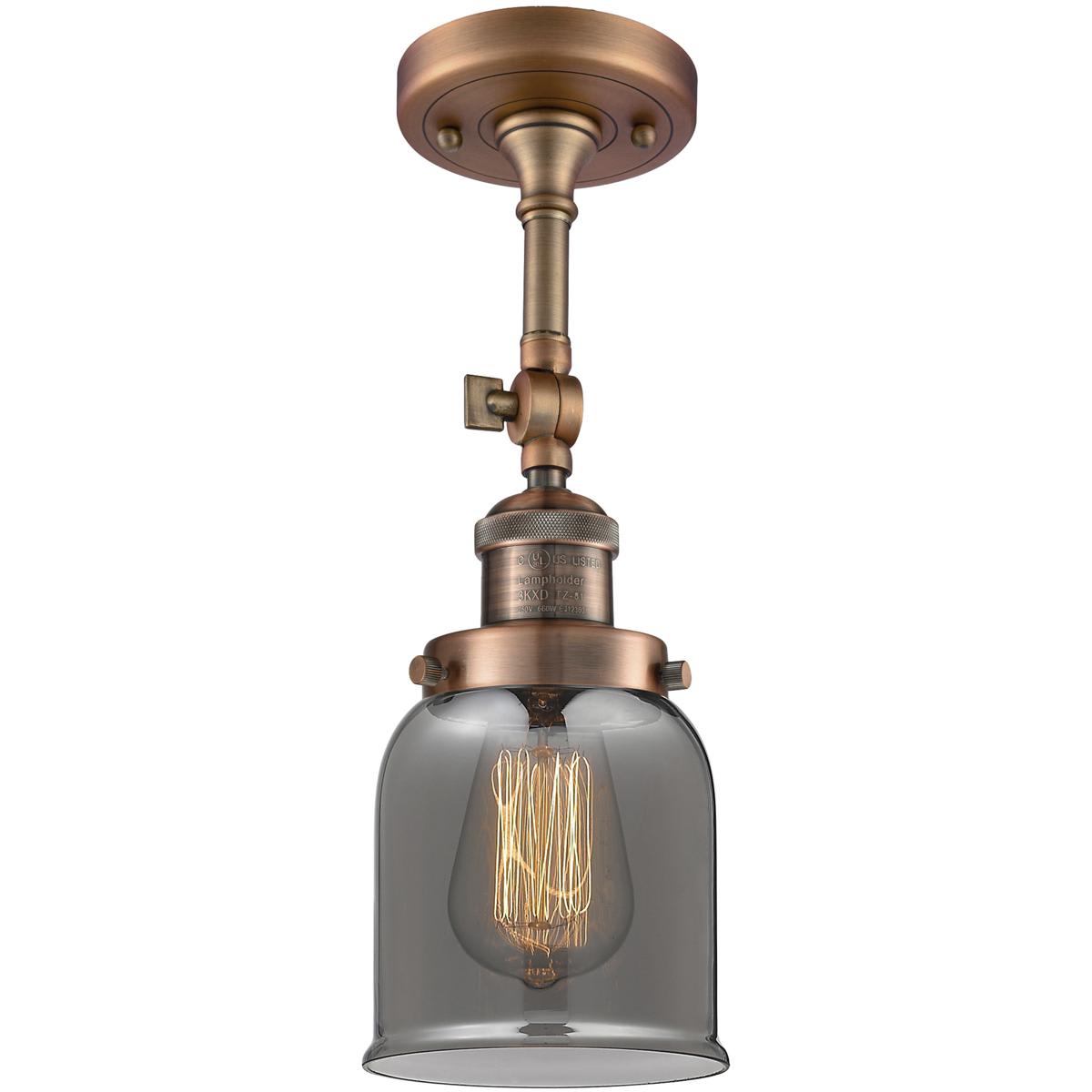 Innovations Lighting 1354431 201F-AC-G53-LED Franklin Restoration Small Bell