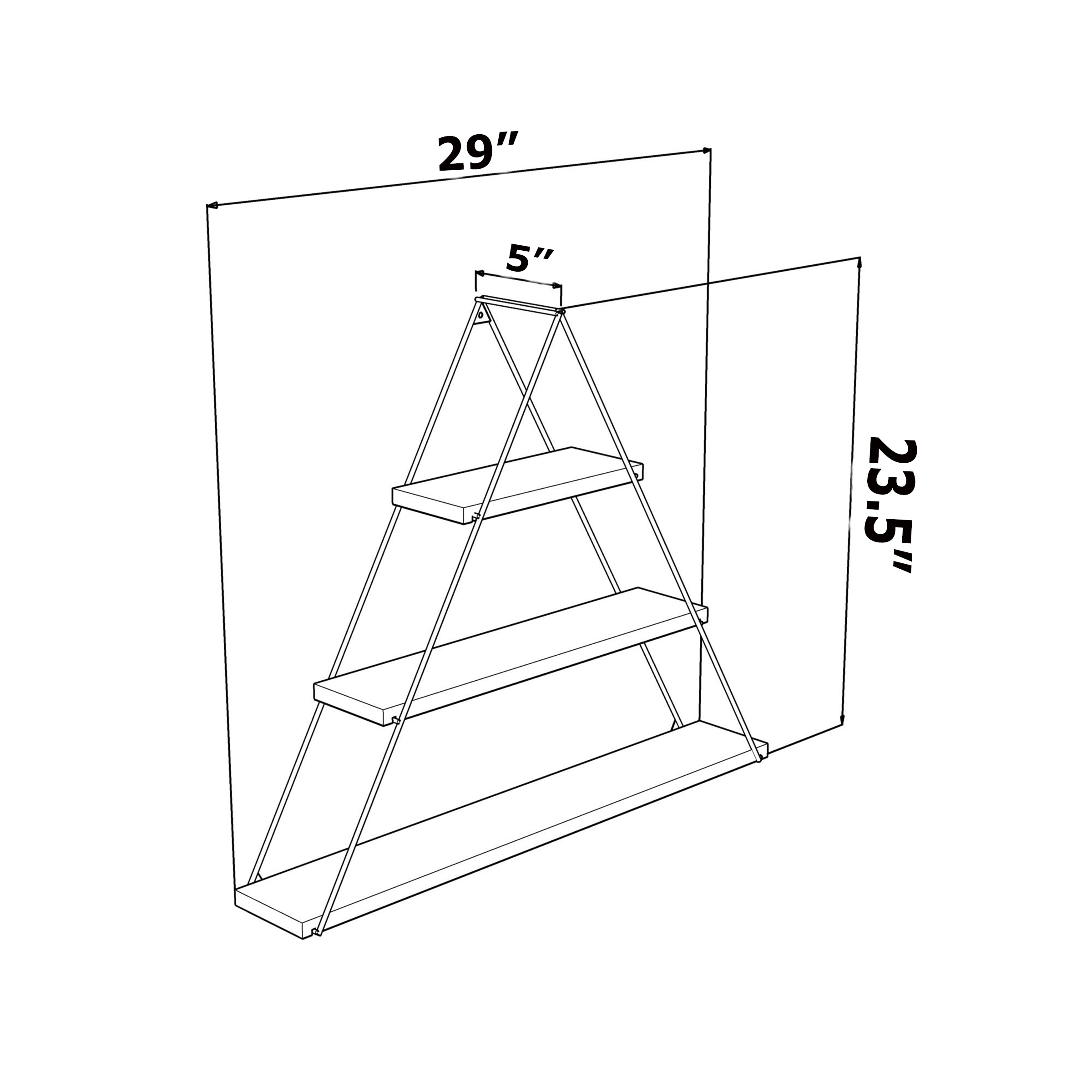 Miki Shinly FN-9558-08QI Wall-Mounted-Shelving - View #3