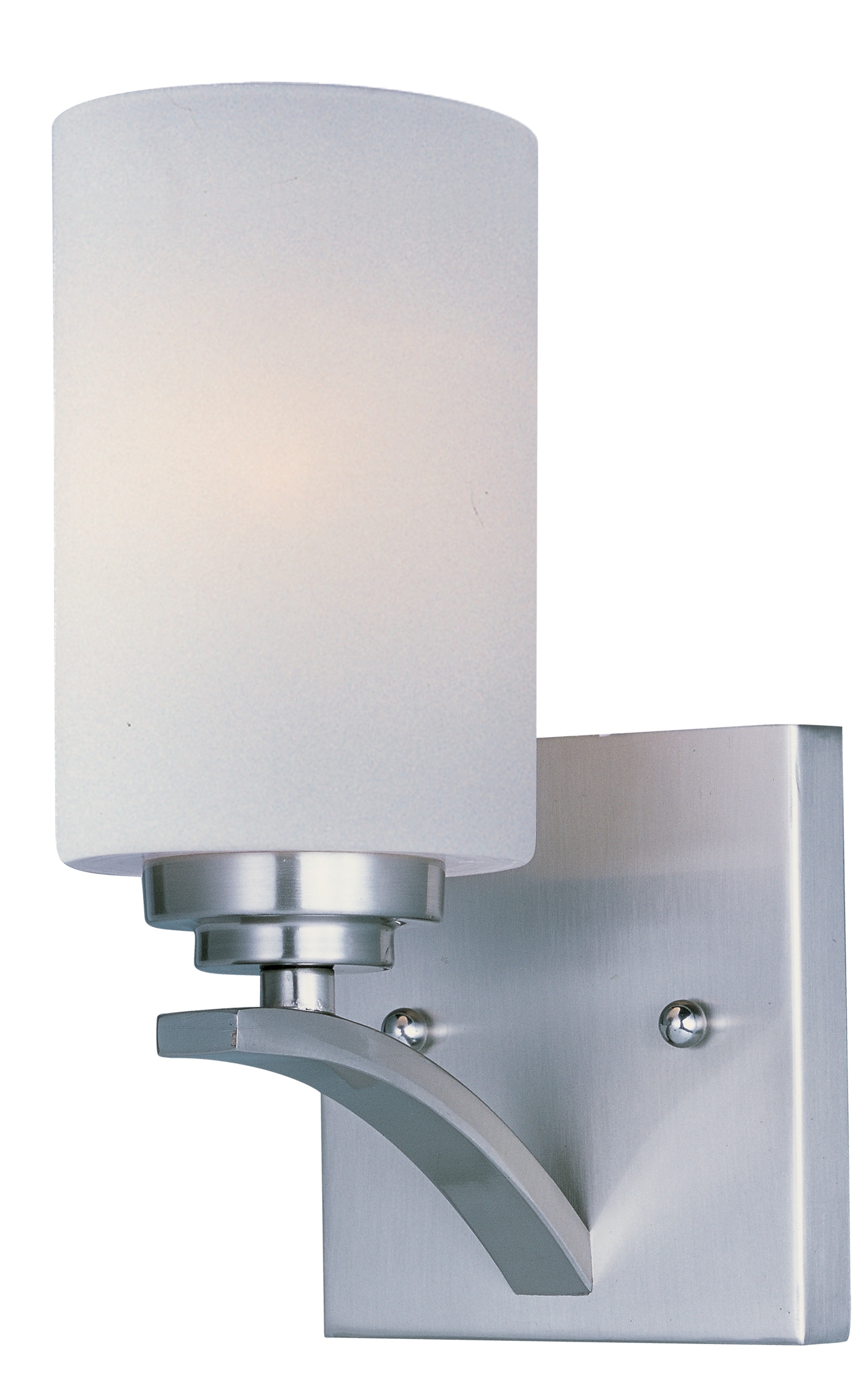 Maxim Lighting 20030SWSN Deven 4.75-in W 1 -Light Satin Nickel Wall Sconce
