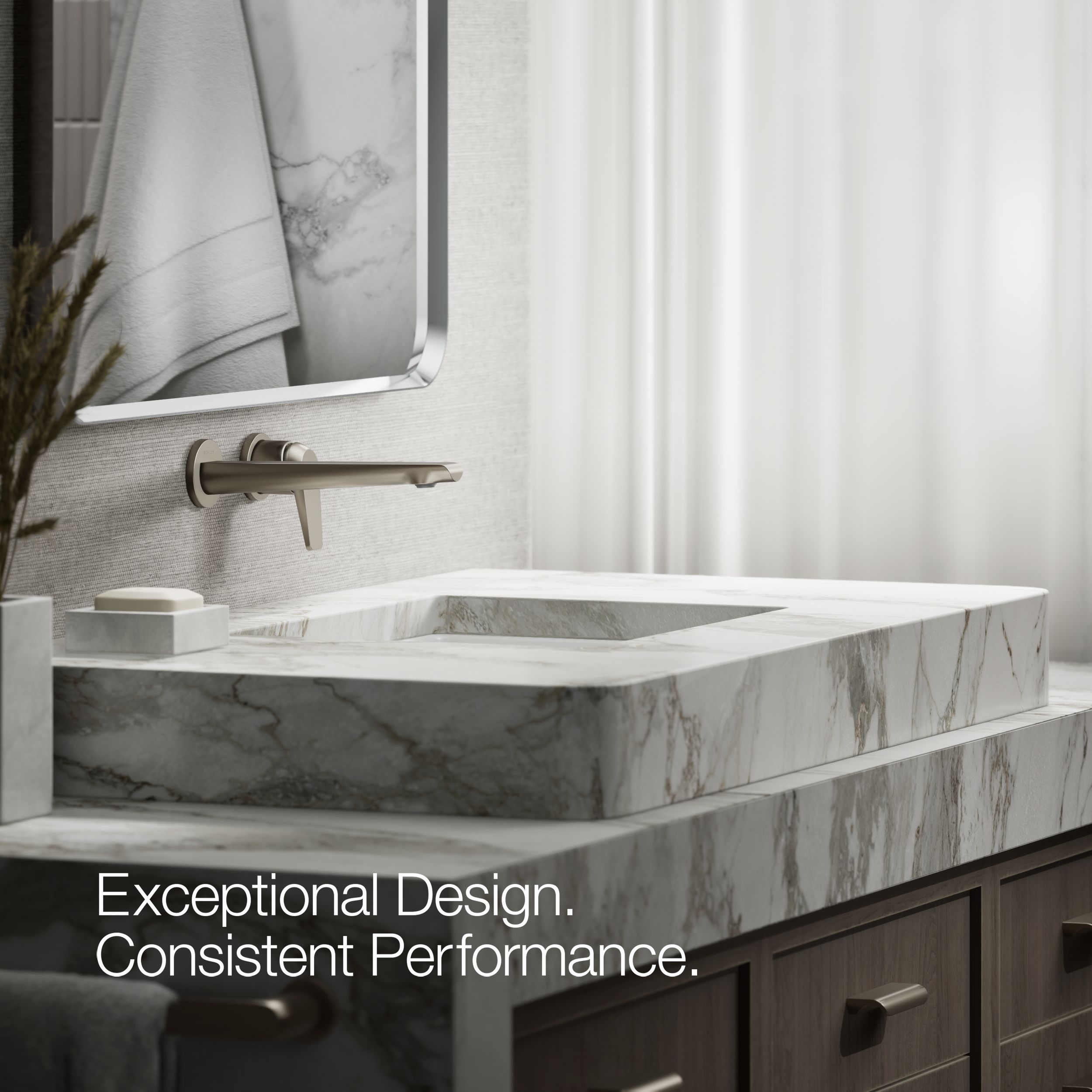 KOHLER K-97358-4-BN Lavatory-Faucets - View #4