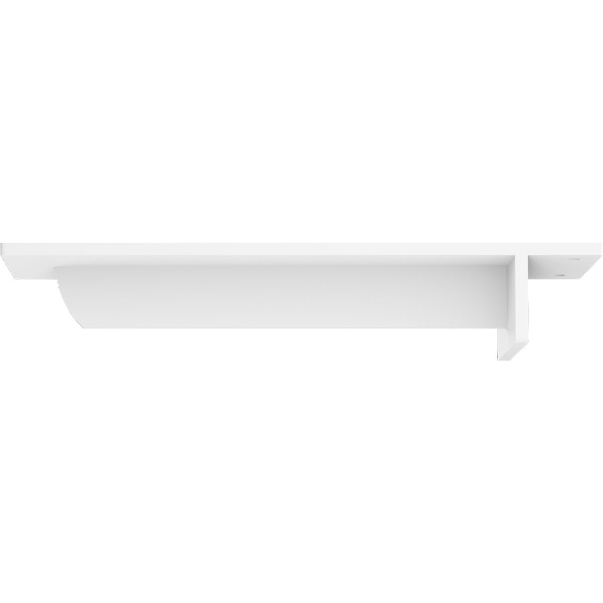 Ekena Millwork BKTM03X12X02HEPWH Mending-Plates-Brackets-Braces - View #4