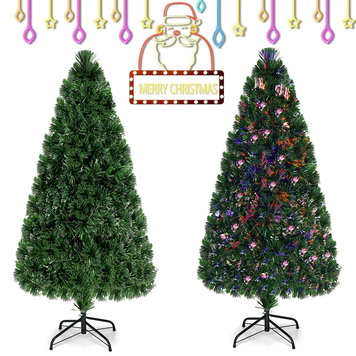 Goplus CM20525 Artificial-Christmas-Trees - View #6