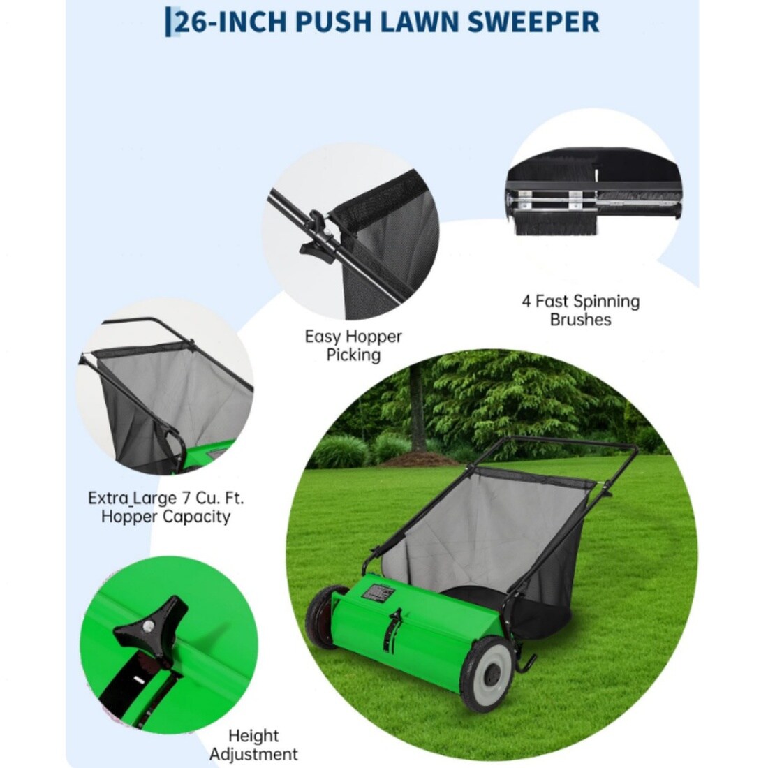 Aoile YCXLCPX4FN lawnsweeper - View #2