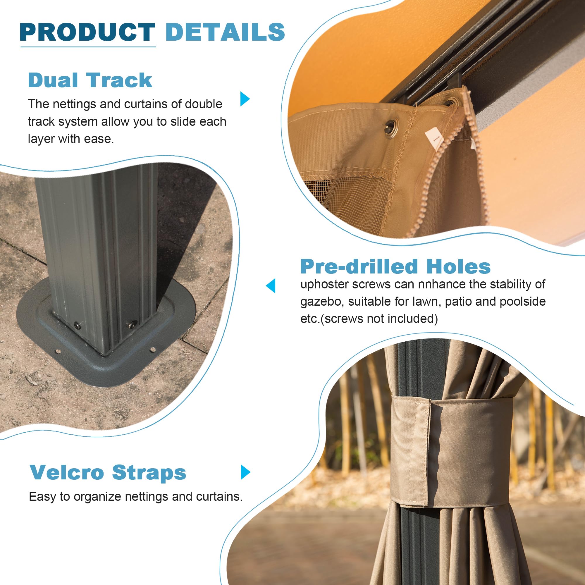 Siavonce XH00083 Wood-Resin-Gazebos - View #2