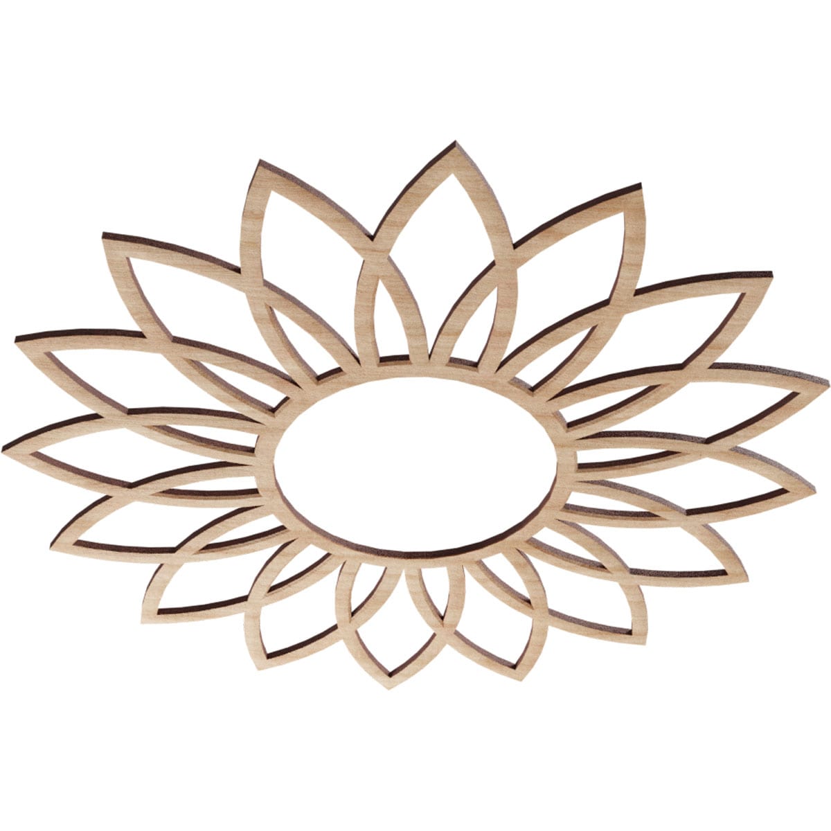 Ekena Millwork CMWP20X20X0375DAAL Ceiling-Medallions - View #2