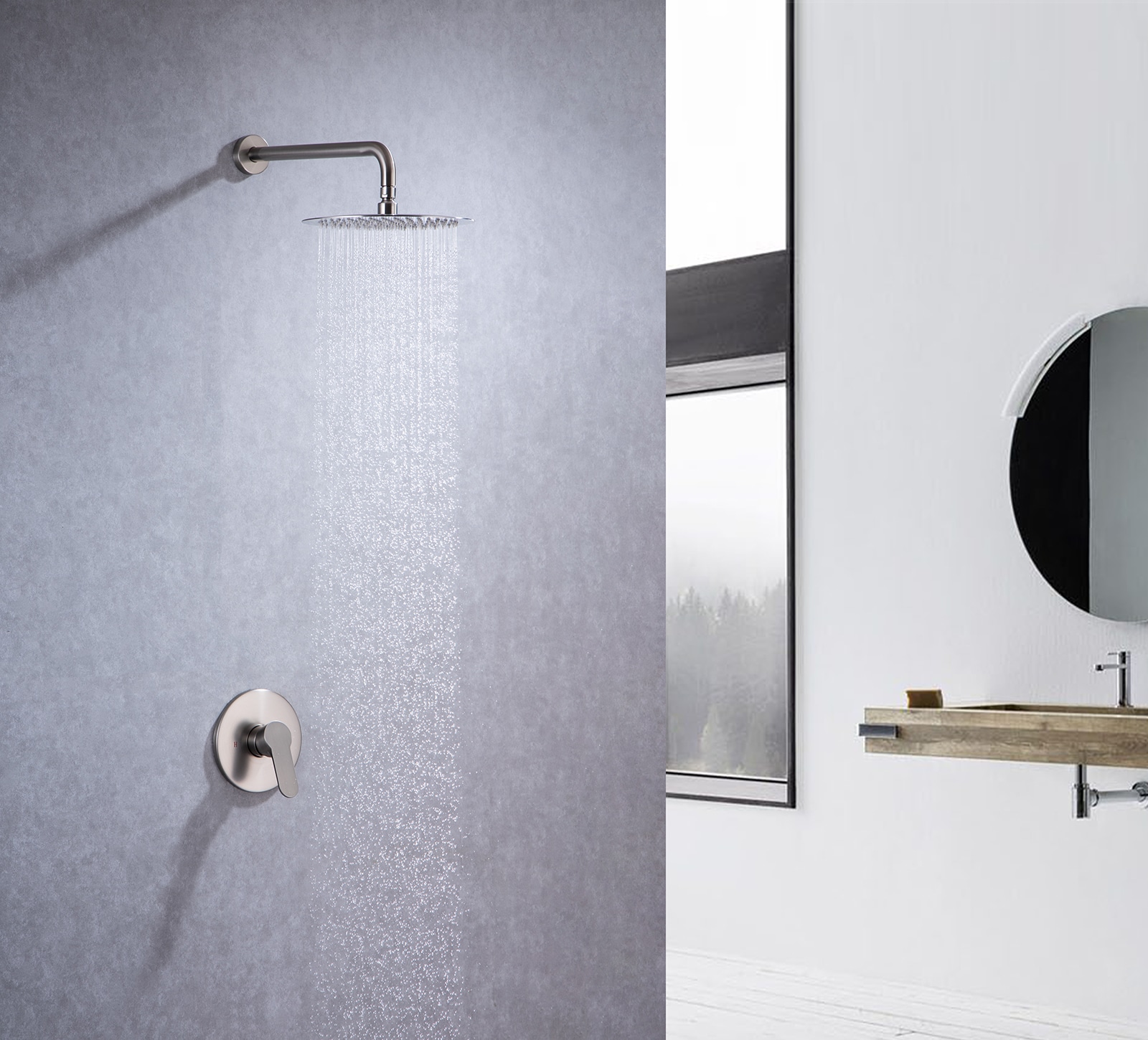Mondawe MOSL030-10GD Showerhead-Bar-Panels - View #2