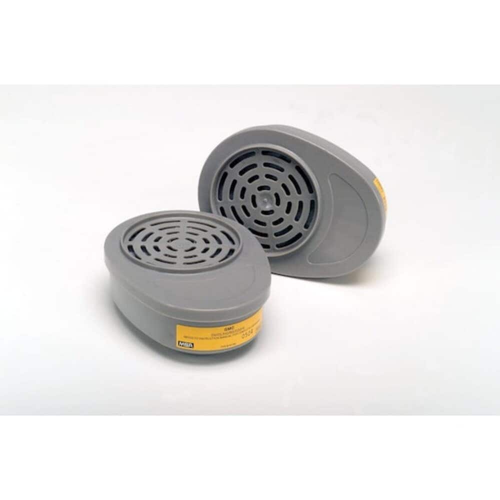MSA Combination Cartridge/Filter Advantage Bayonet Yellow GMC 2/Pkg