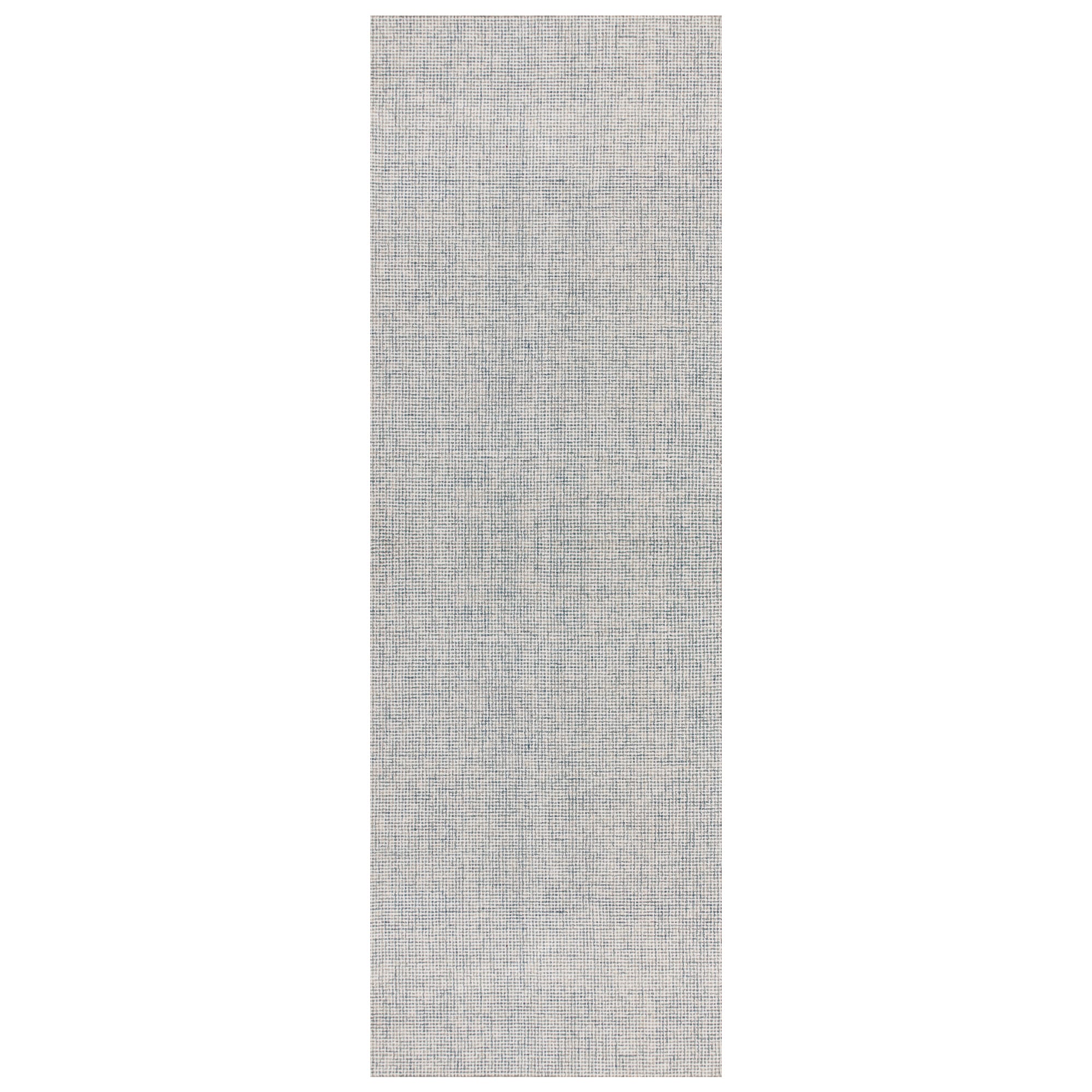 LR Home 1831A4590304J8 2 x 8 (ft) Tufted Wool Teal/Cream Rectangular Indoor/Outdoor Geometric Farmhouse/Cottage Runner rug