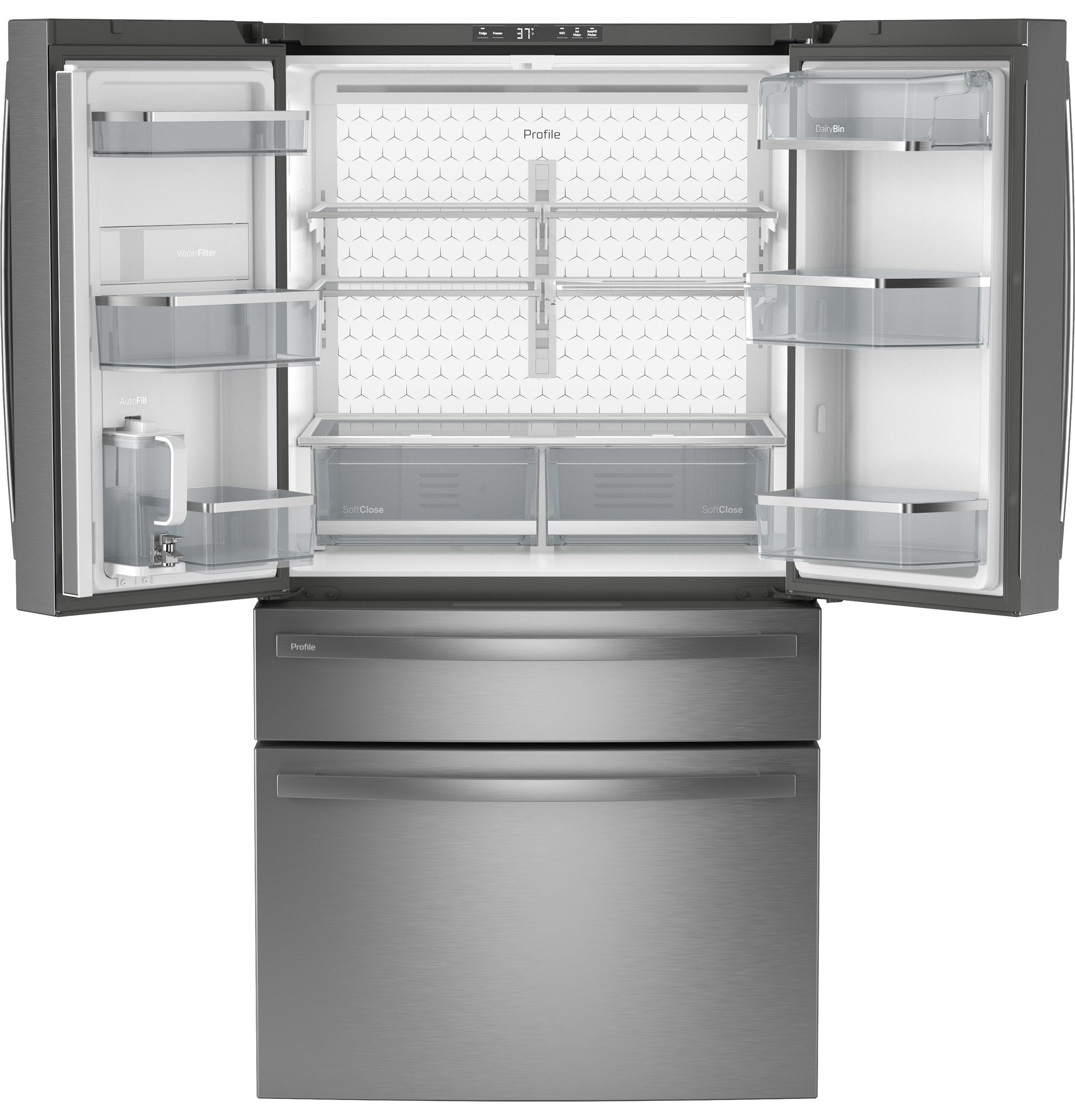 GE PJE23BYWFS French-Door-Refrigerators - View #12
