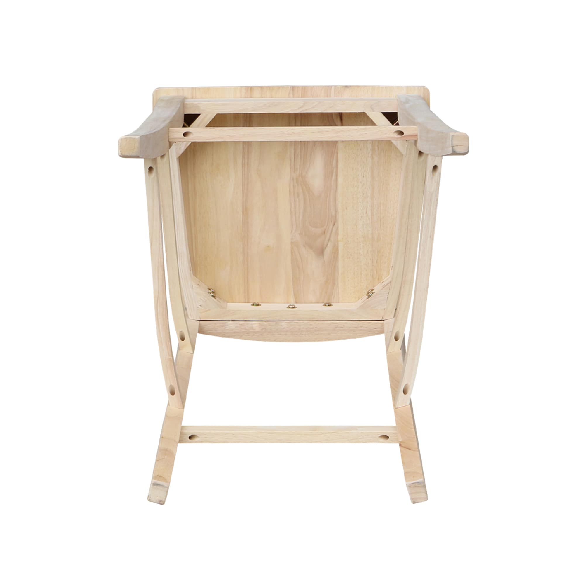 Verona Traditional Solid Parawood 30" Bar-Height Stool