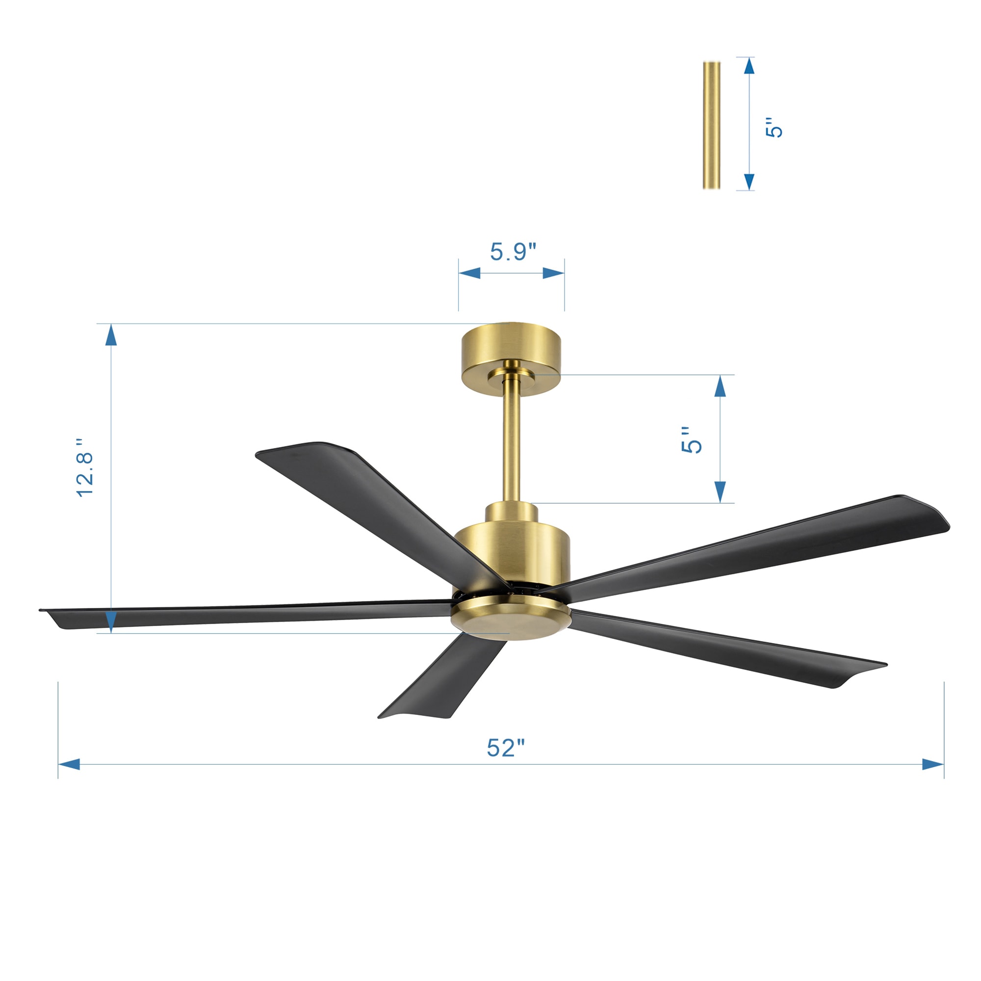 Breezary 30010-BK Ceiling-Fans - View #9