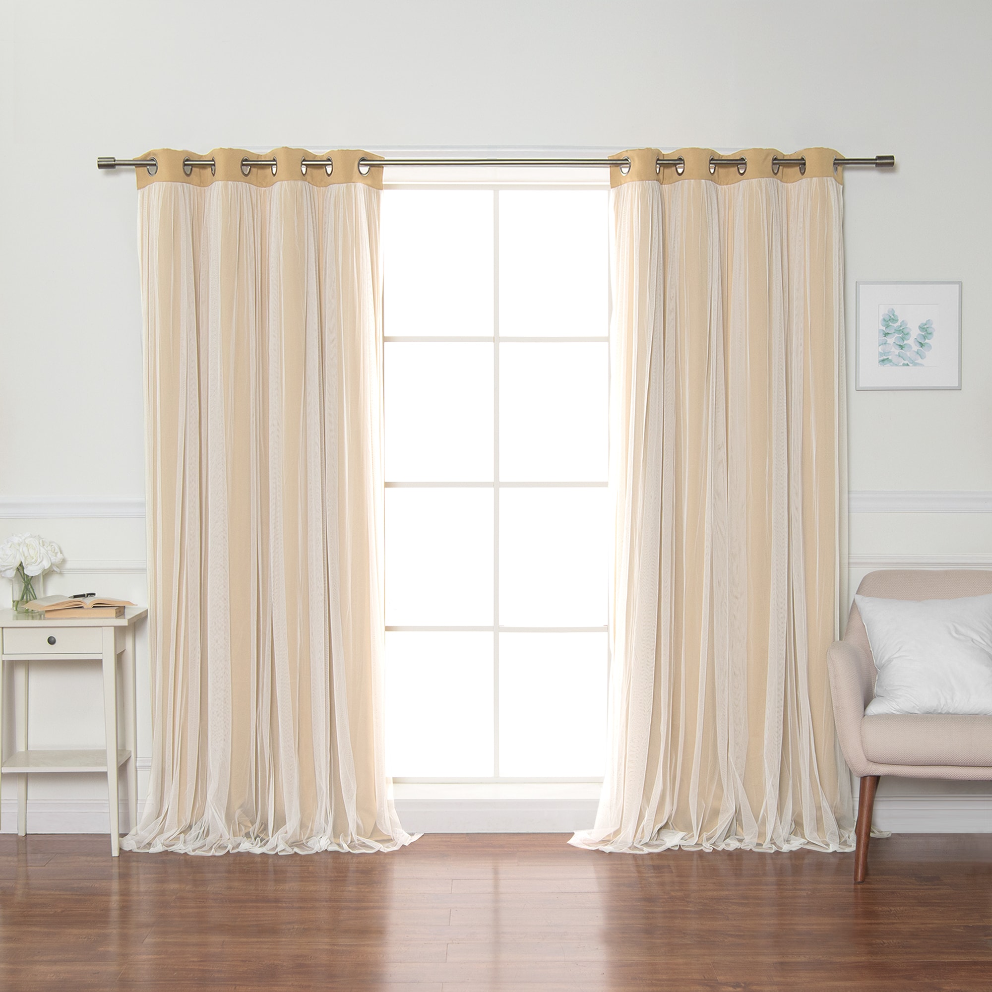 Best Home Fashion GR-MARRYME-108-WHEAT curtains - View #5