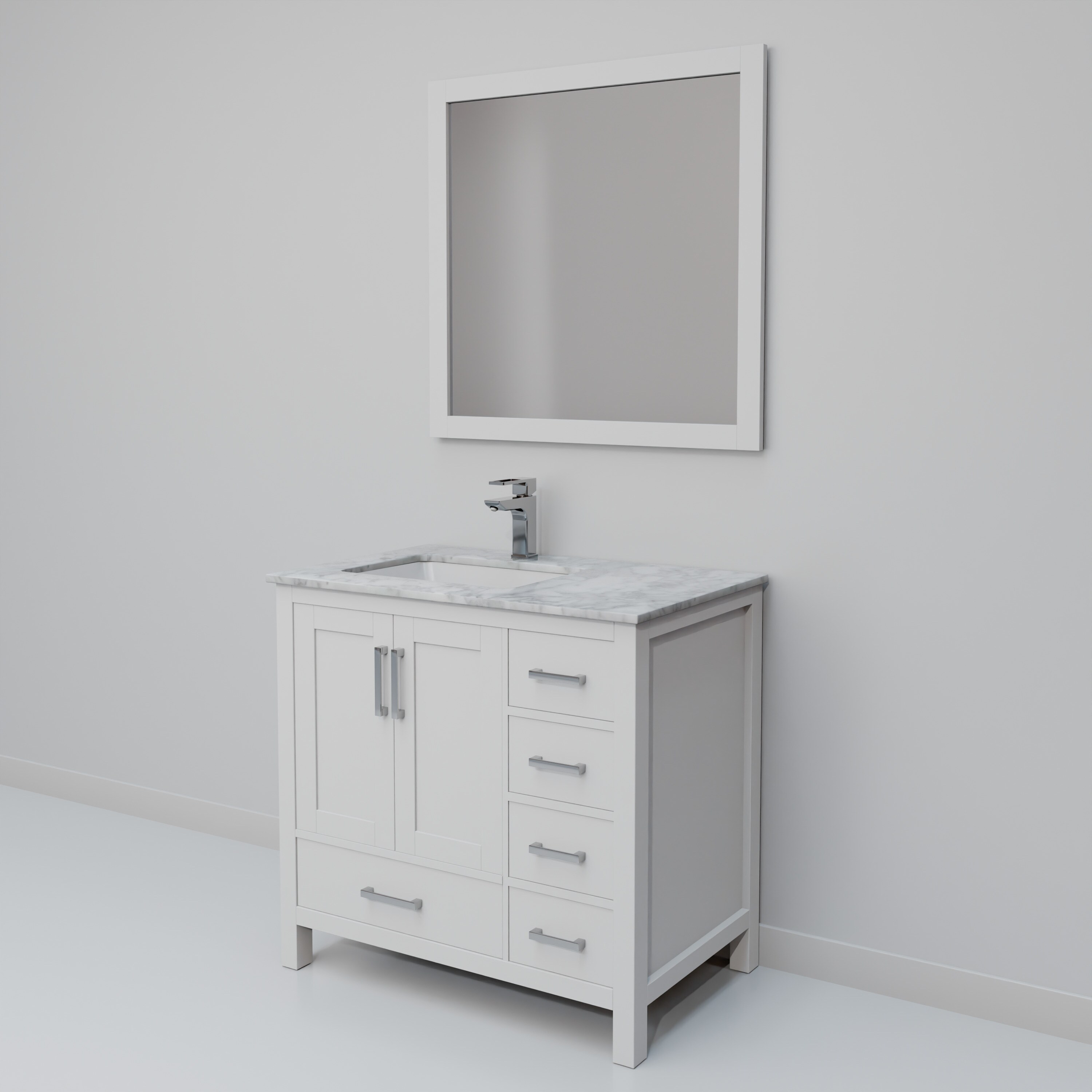 Lexora LJ342236SADSM34FL Bath-Vanity-Combo - View #5