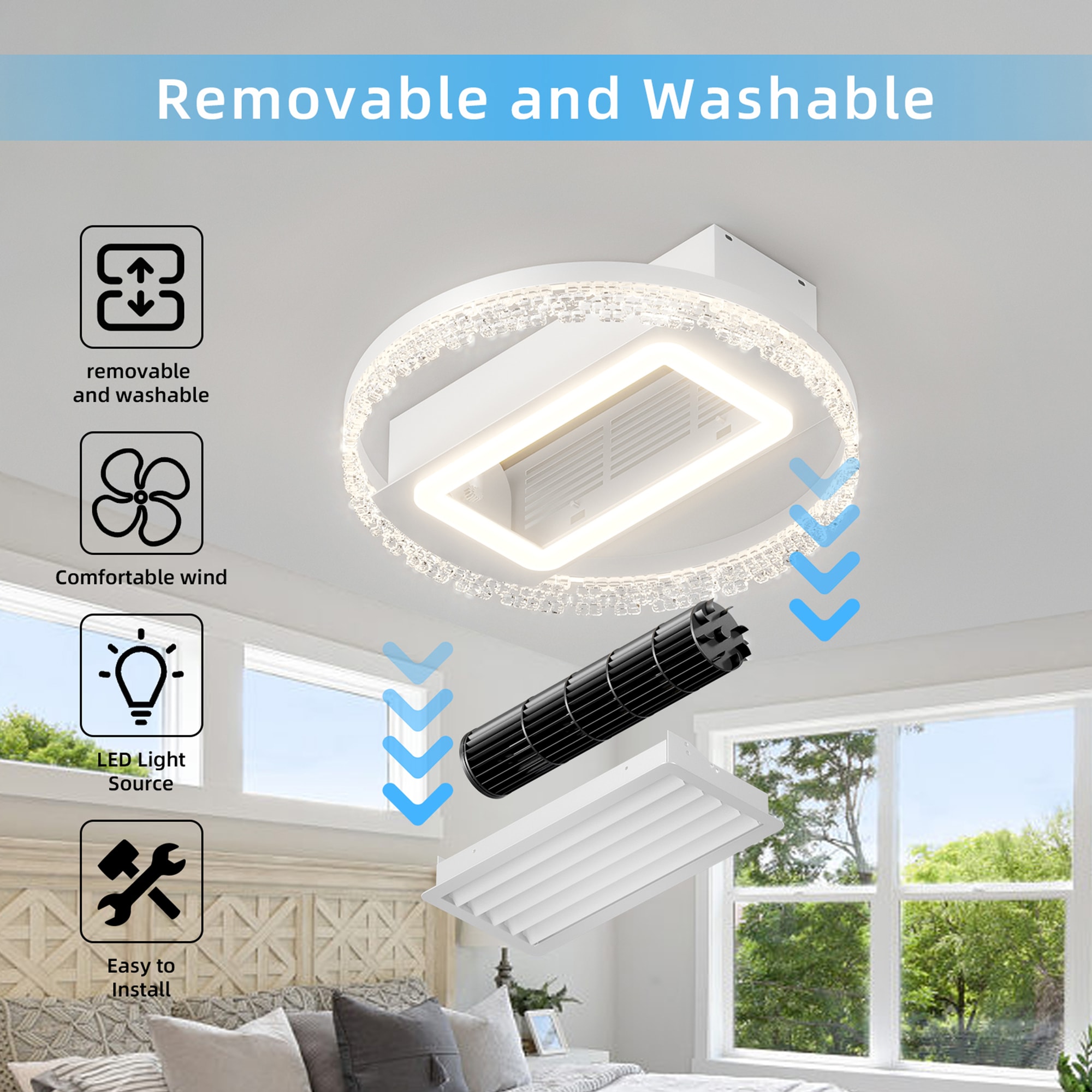 Bybafun YB5700116 Ceiling-Fans - View #5