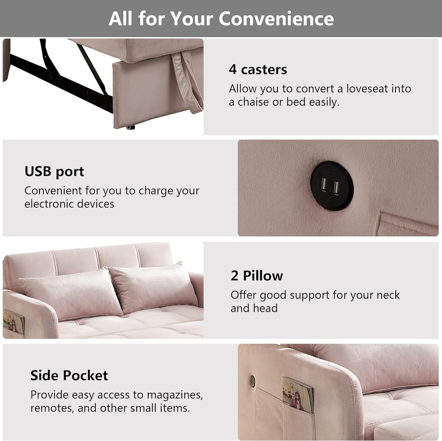 LIVIZA GGJD002PK Sofas-Loveseats - View #6