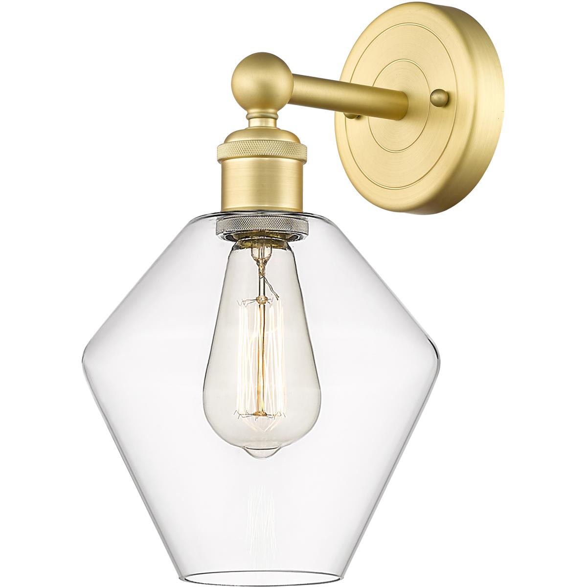 Innovations Lighting - 616-1W-SG-G652-8 Cindyrella Sconce Wall Light in Satin Gold Clear