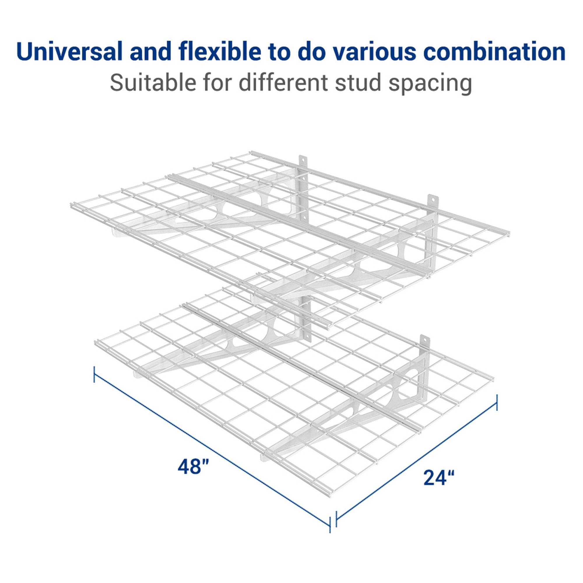 Fleximounts WR24-E Wall-Mounted-Shelving - View #2