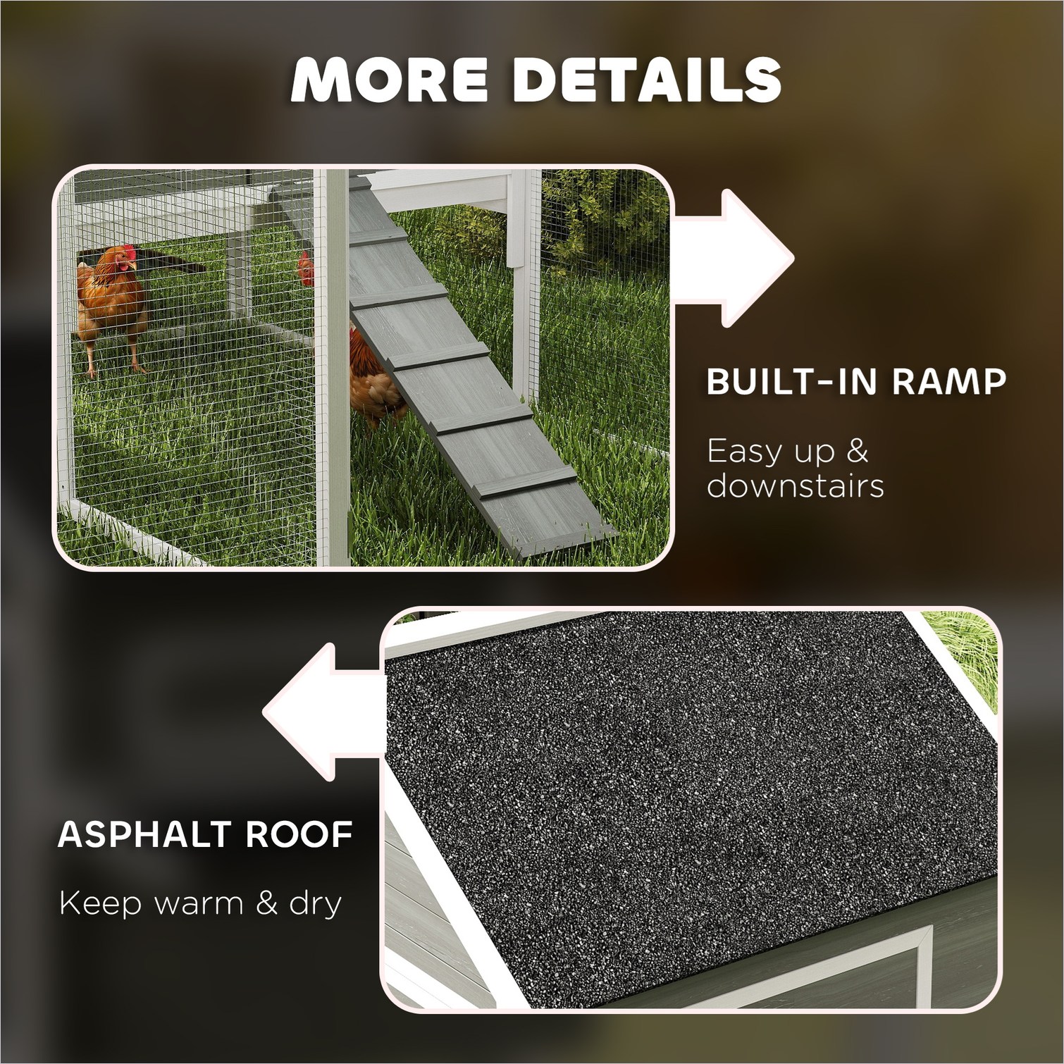 BBabe OXJ5MC37HJ58 Chicken-Coops-Rabbit-Hutches - View #11