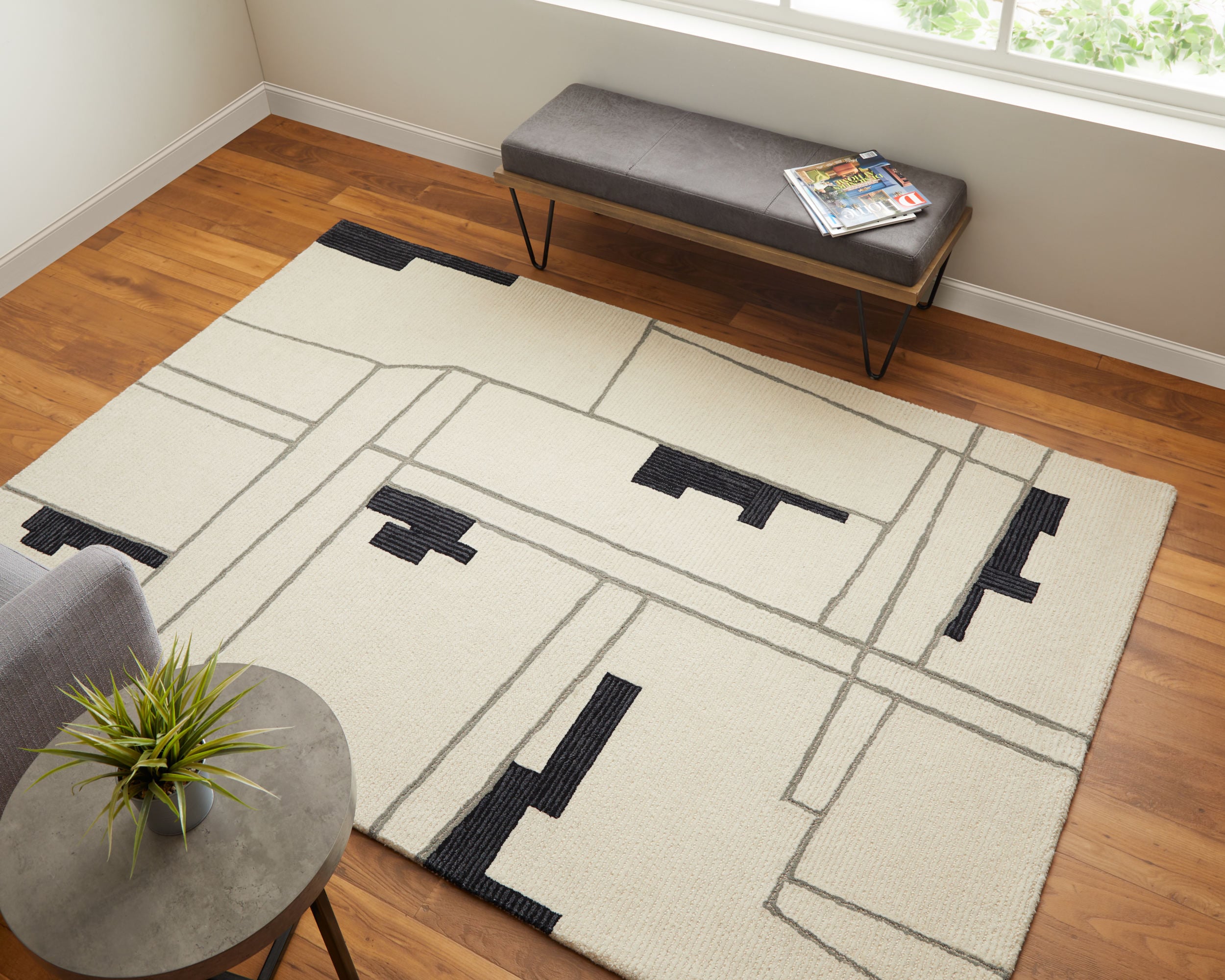 Room Envy MGRR8902IVYBLKC50 rugs - View #3