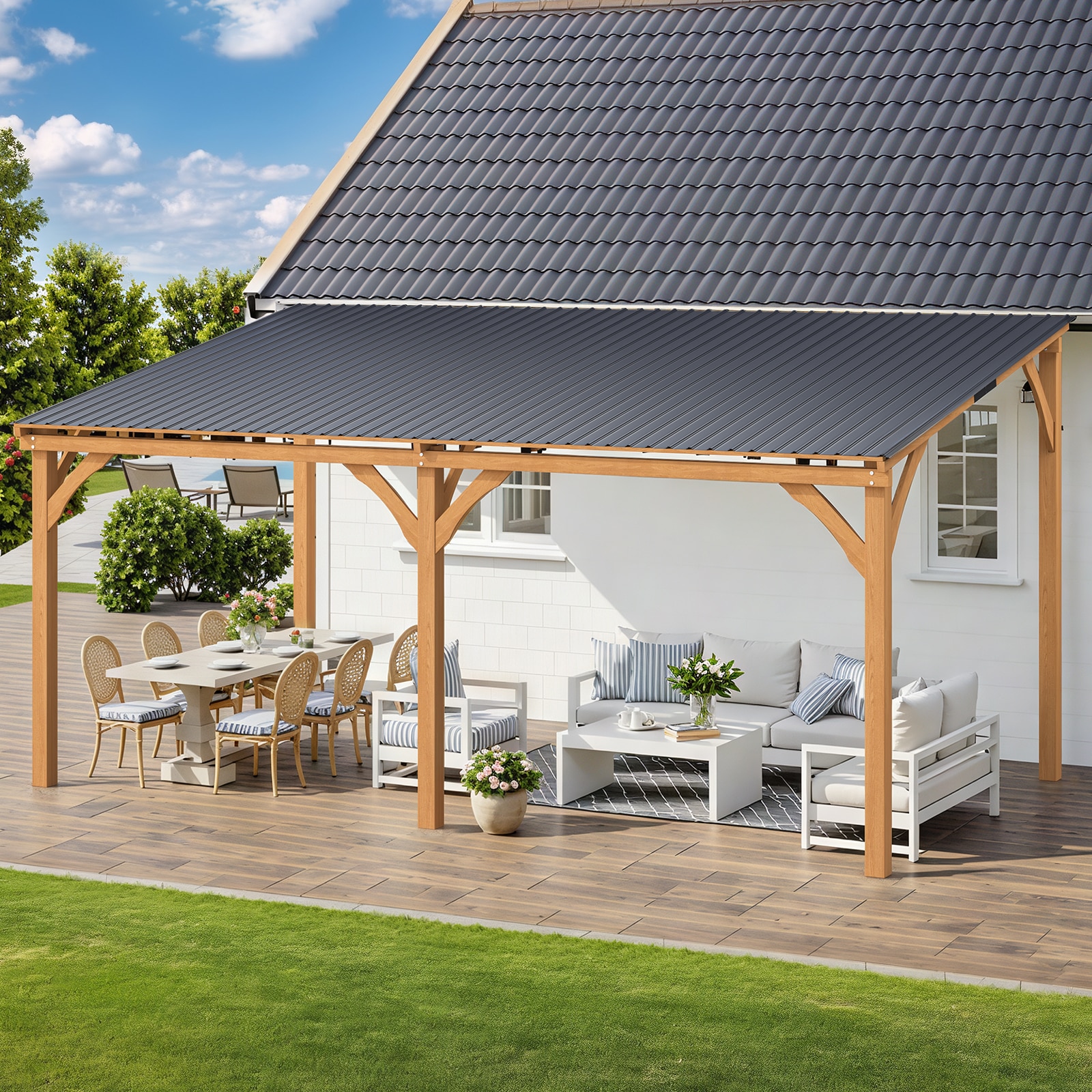 AECOJOY 16556MS-LS02 Wood-Resin-Gazebos - View #5