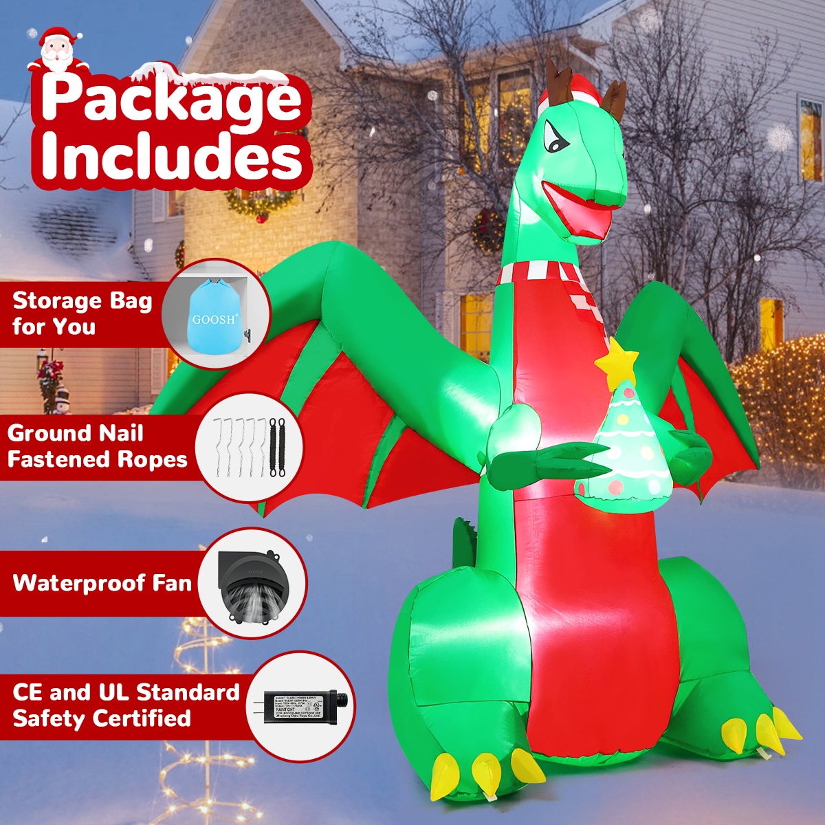GOOSH DJ-SD-27468 Christmas-Inflatables - View #4