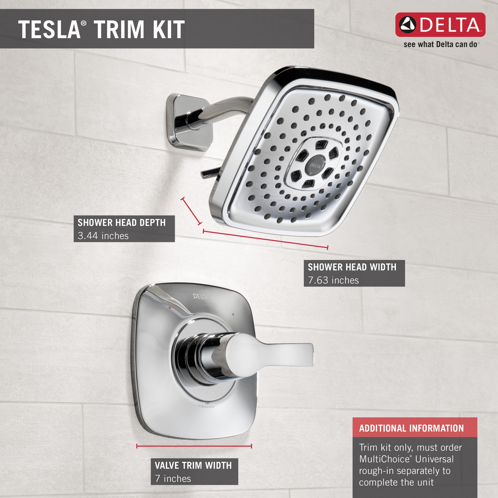 Delta T14252 Tub-Shower-Faucets - View #8
