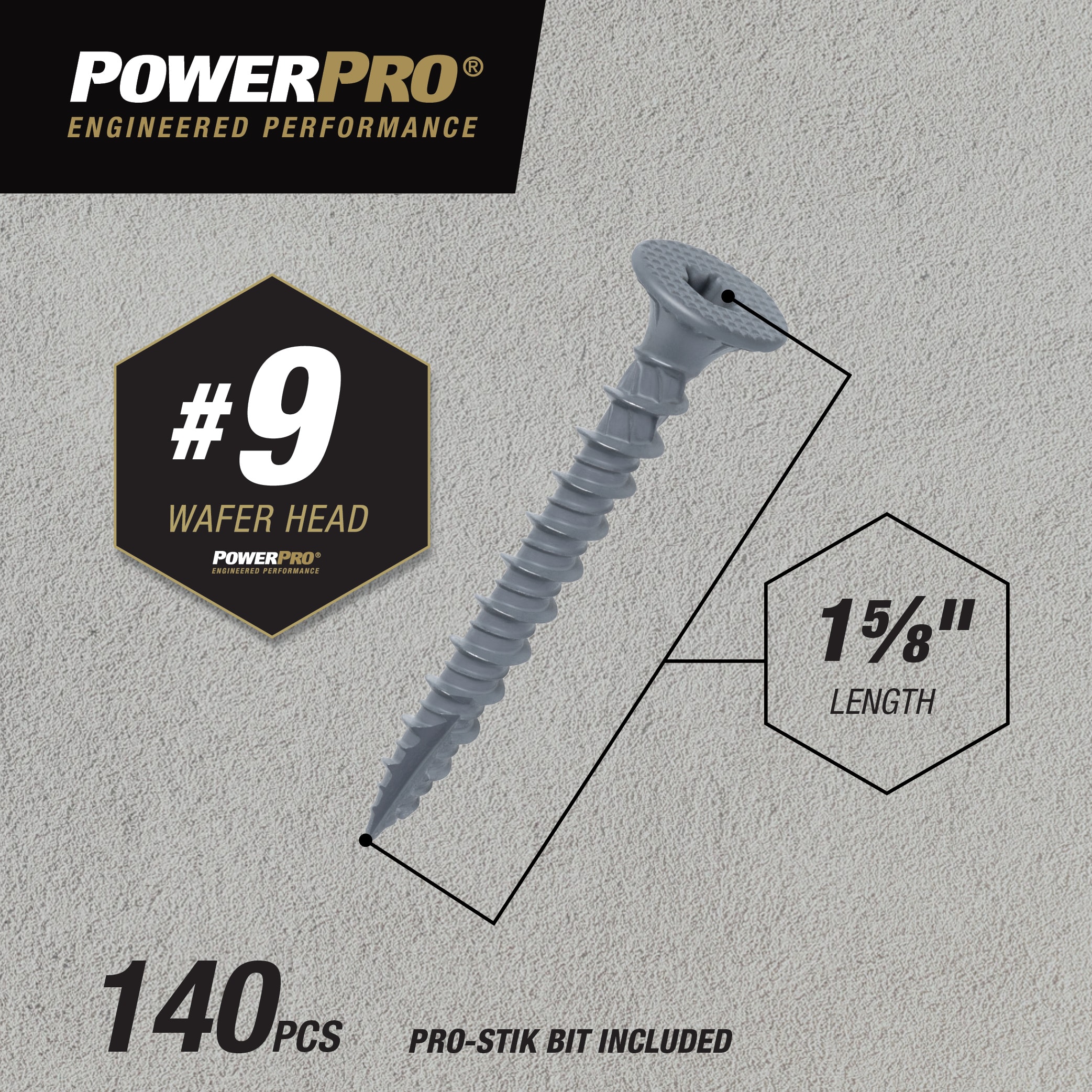 Power Pro 48890 Cement-Board-Screws - View #3
